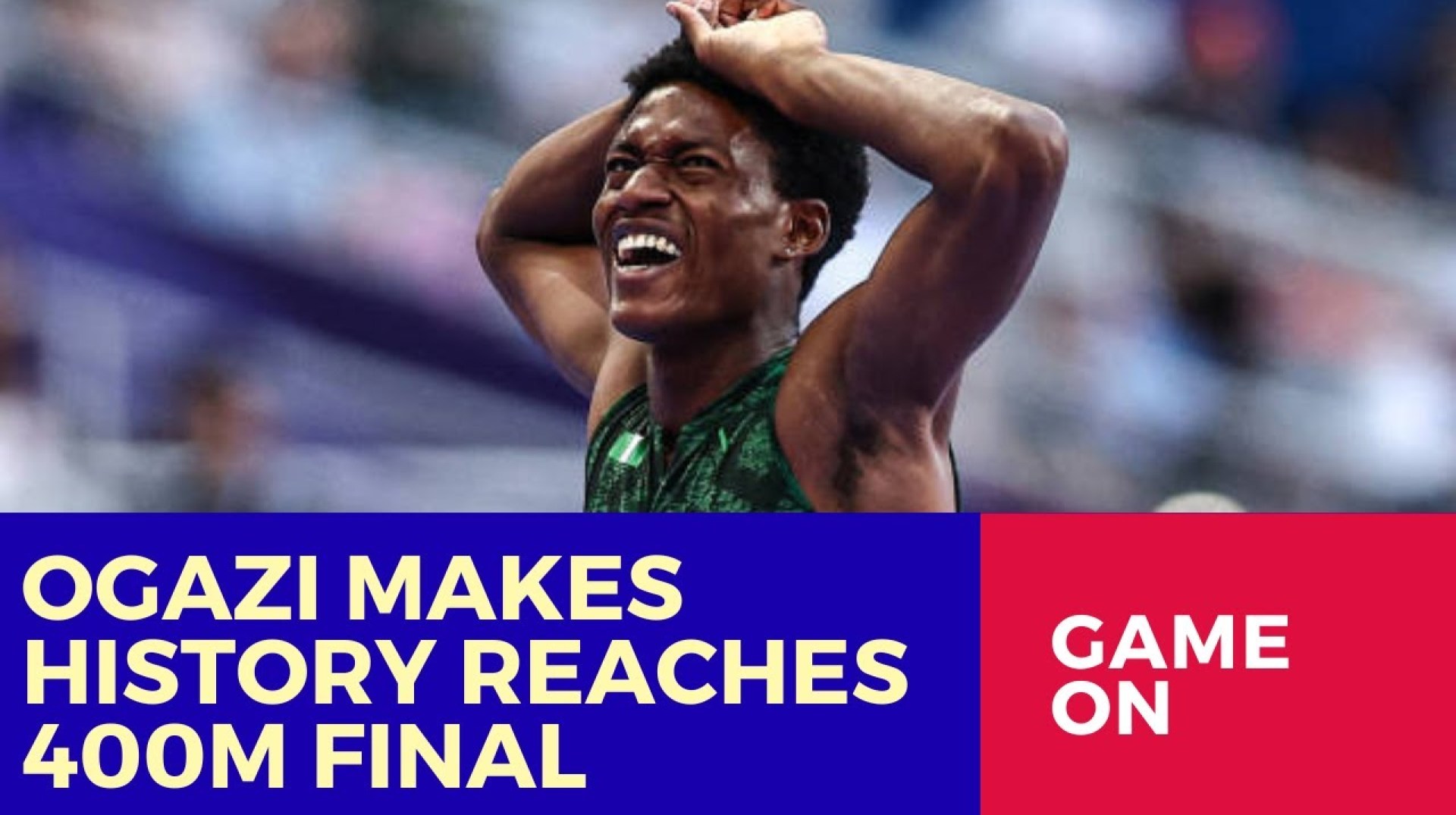 Samuel Ogazi Makes History: First Nigerian in 36 Years to Reach 400m Final at Paris 2024 Samuel Ogazi Makes History: First Nigerian in 36 Years to Reach 400m Final at Paris 2024