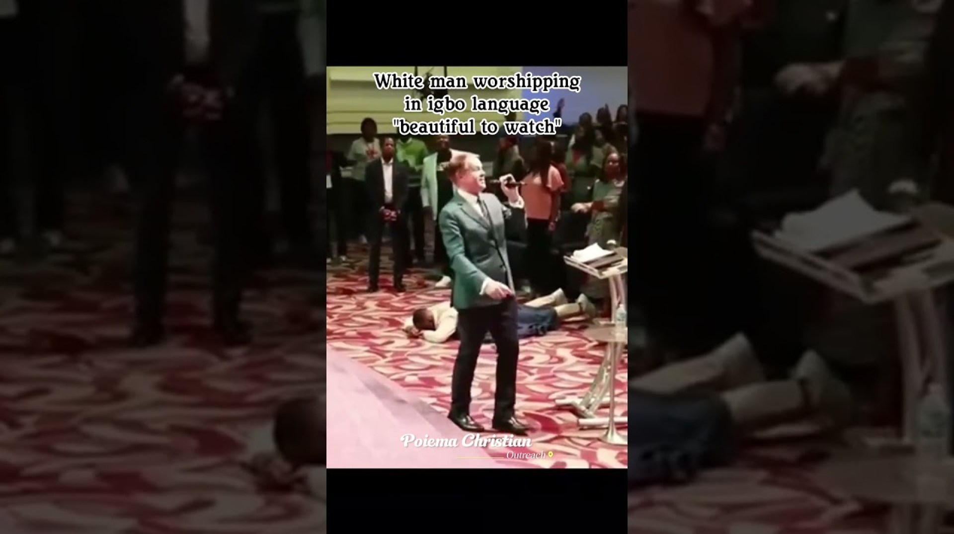 WHITE PASTOR SINGS IN PERFECT NIGERIAN ACCENT WHITE PASTOR SINGS IN PERFECT NIGERIAN ACCENT