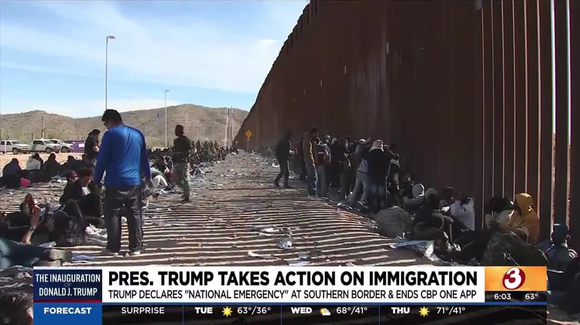 Trump declares 'national emergency' at US Mexico border Trump declares 'national emergency' at US Mexico border
