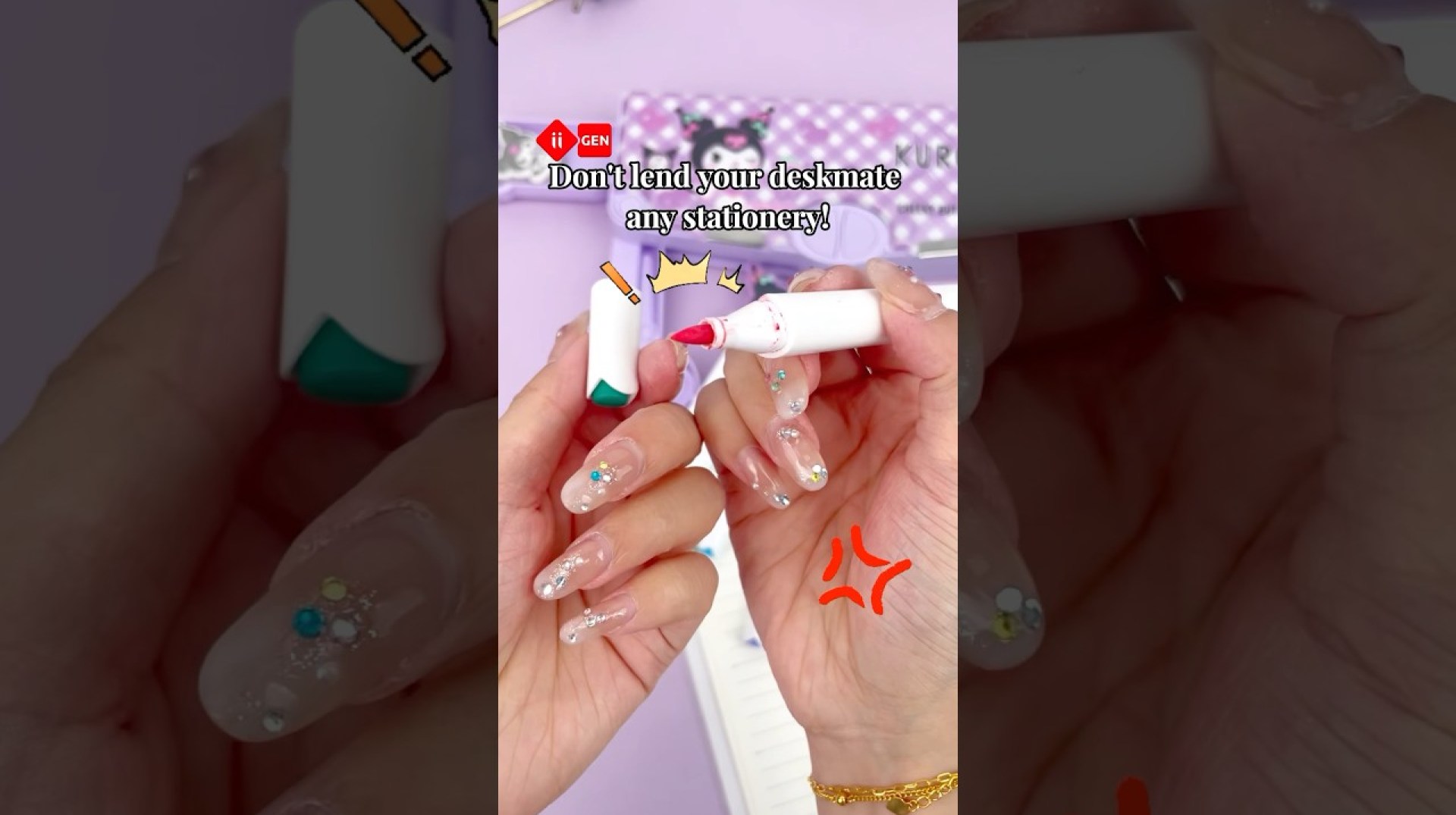 Don't lend any stationery to such classmates #iigen #stationery #cute #kawaii #shorts #viral Don't lend any stationery to such classmates #iigen #stationery #cute #kawaii #shorts #viral
