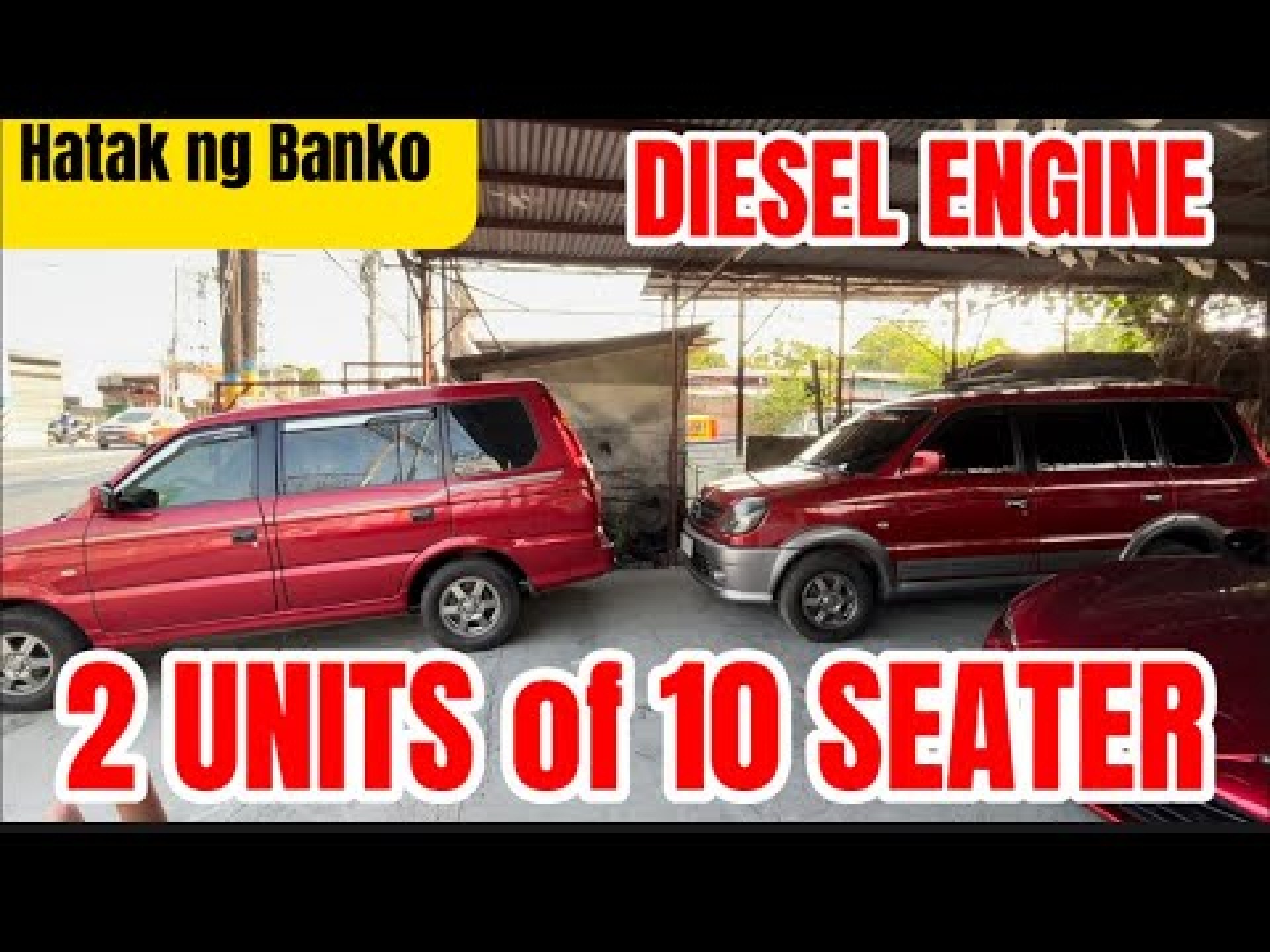 MURANG 10 SEATER HATAK NG BANKO // MITSUBISHI ADVENTURE DIESEL ENGINE MURANG 10 SEATER HATAK NG BANKO // MITSUBISHI ADVENTURE DIESEL ENGINE