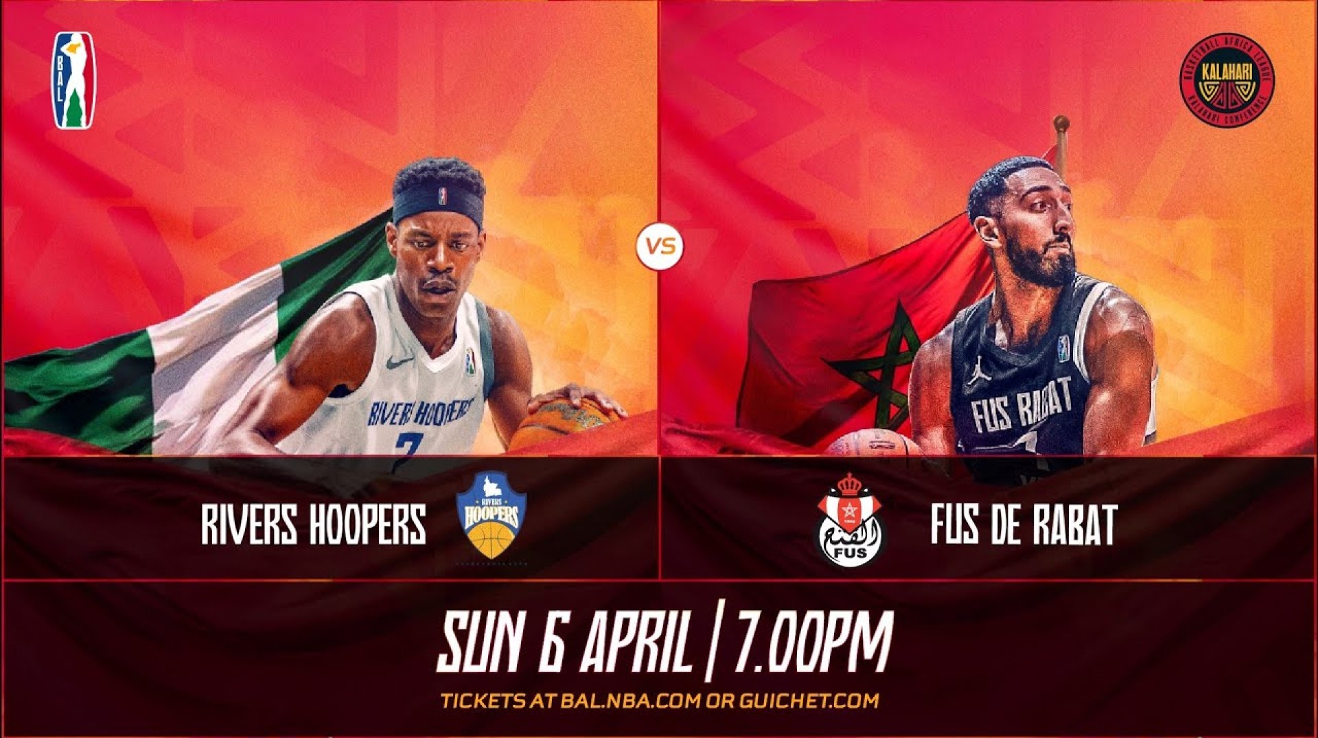 FUS Rabat (Morocco) v Rivers Hoopers (Nigeria) – Live Game – #BAL5 – Kalahari Conference FUS Rabat (Morocco) v Rivers Hoopers (Nigeria) – Live Game – #BAL5 – Kalahari Conference