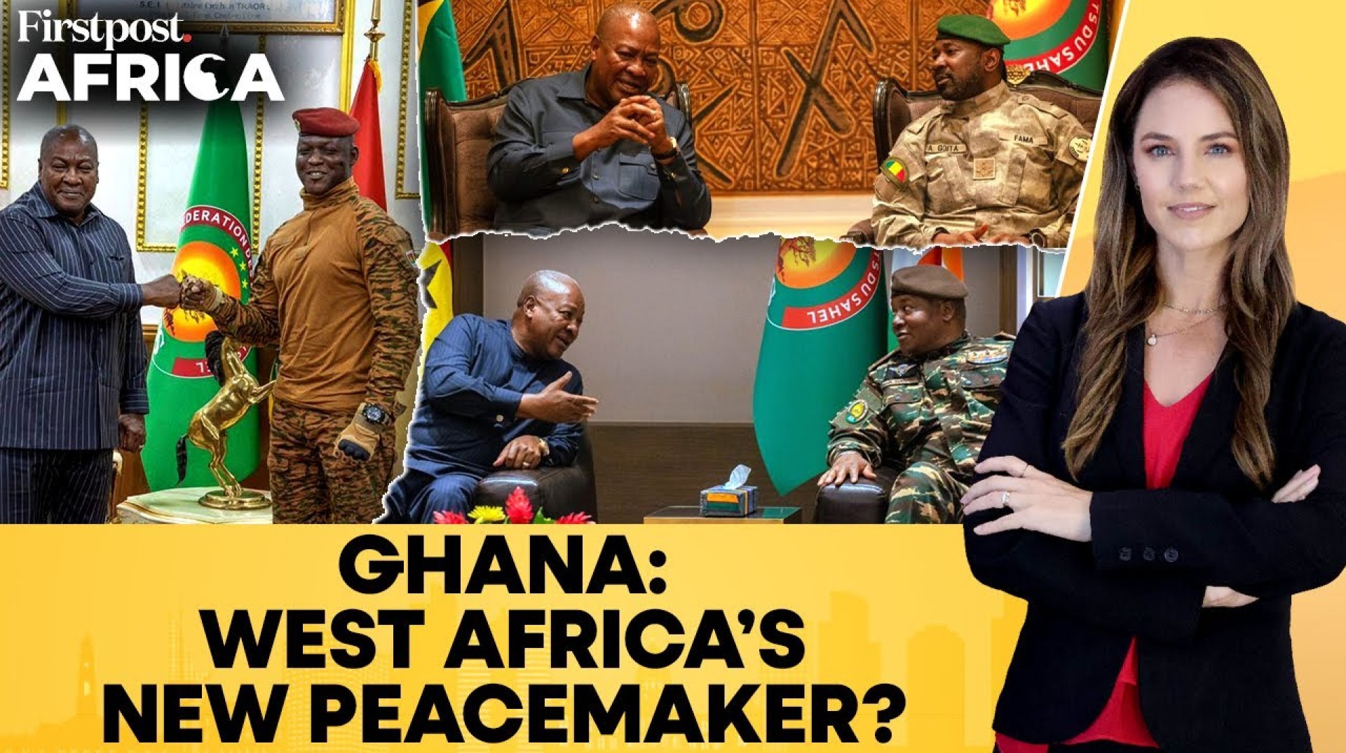 Ghana: Mahama Visits Mali, Niger & Burkina Faso to Ease ECOWAS Tensions | Firstpost Africa | N18G Ghana: Mahama Visits Mali, Niger & Burkina Faso to Ease ECOWAS Tensions | Firstpost Africa | N18G