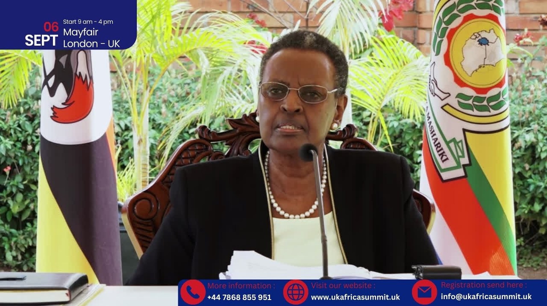 Hon. Museveni, Minister of Education and Sports Message | UK-Africa Business Summit | 6th Sept 2024 Hon. Museveni, Minister of Education and Sports Message | UK-Africa Business Summit | 6th Sept 2024