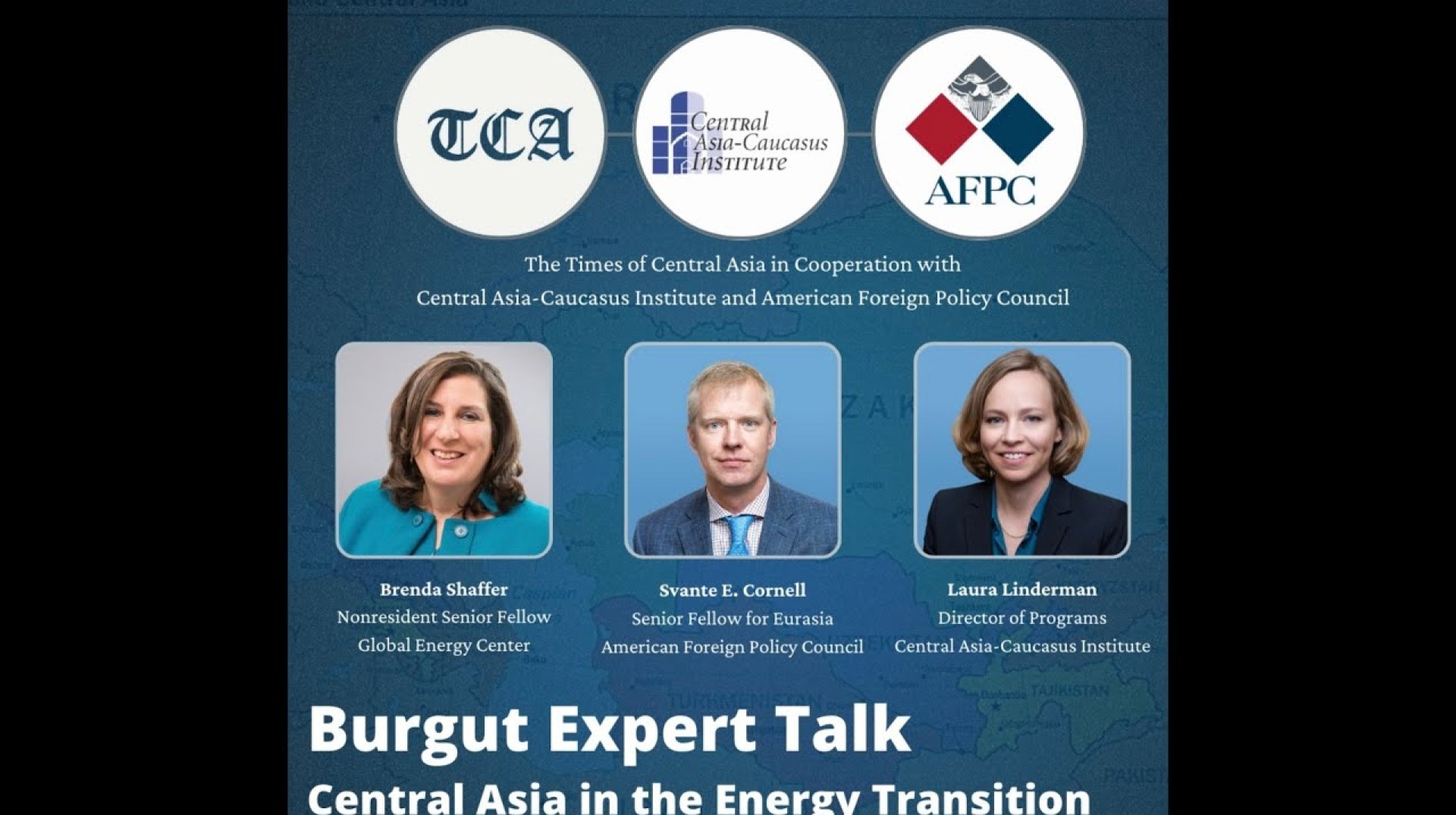 Burgut Expert Talk – Central Asia in the Energy Transition Burgut Expert Talk – Central Asia in the Energy Transition