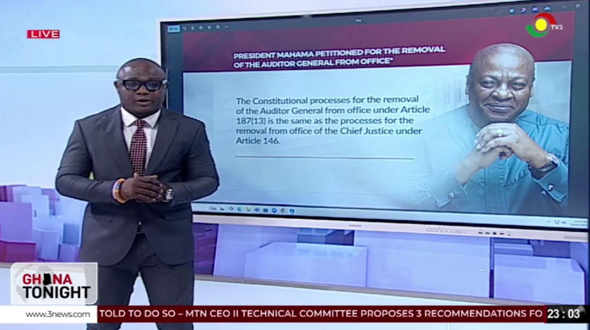 Ghana Tonight on TV3: Livestream || 03-04-2025 Ghana Tonight on TV3: Livestream || 03-04-2025