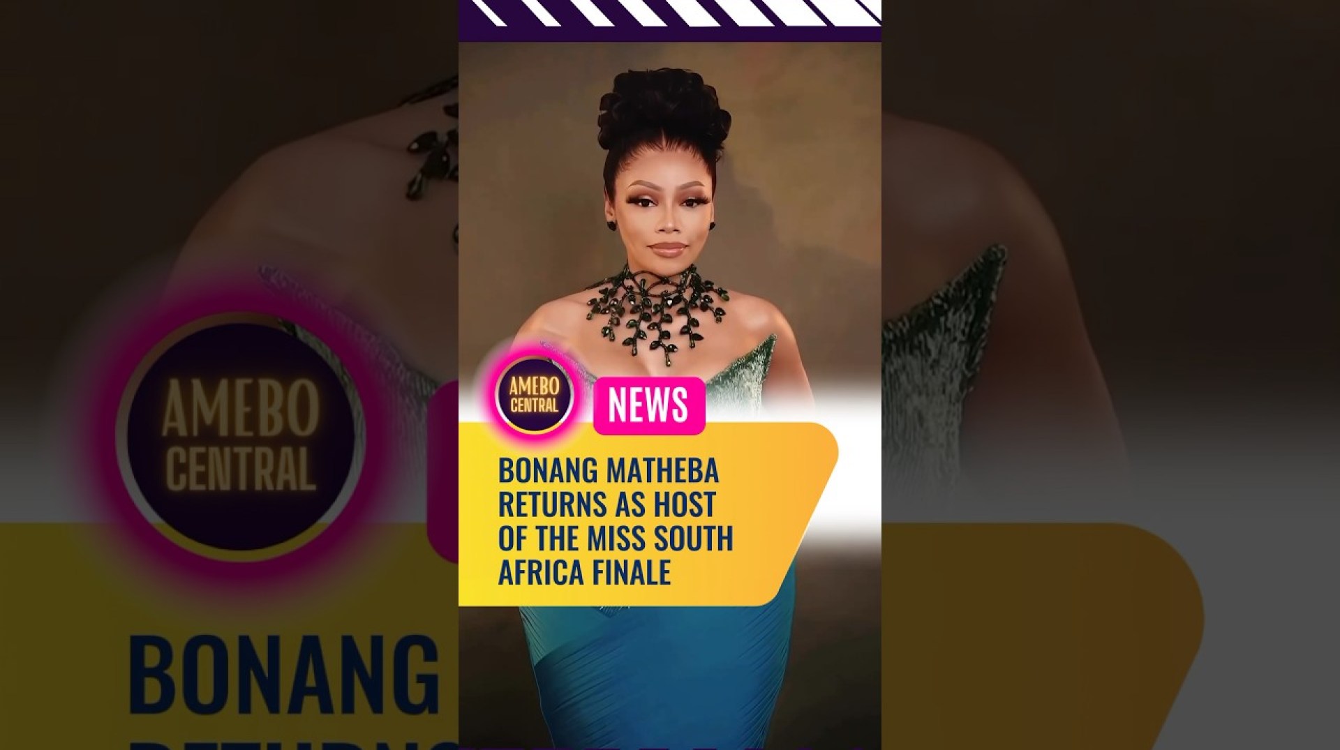 Bonang Matheba Returns As Host Of The Miss South Africa Finale styled by Veekee James Bonang Matheba Returns As Host Of The Miss South Africa Finale styled by Veekee James