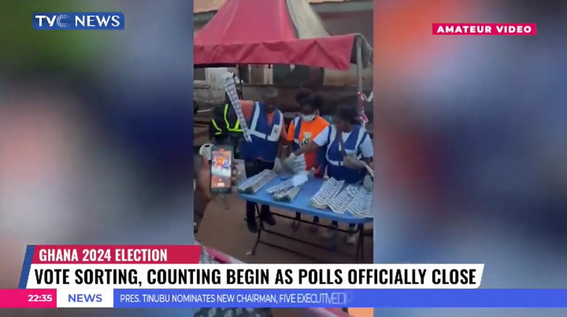 Vote Sorting, Counting Begin As Ghana 2024 Election Polls Officially Close Vote Sorting, Counting Begin As Ghana 2024 Election Polls Officially Close