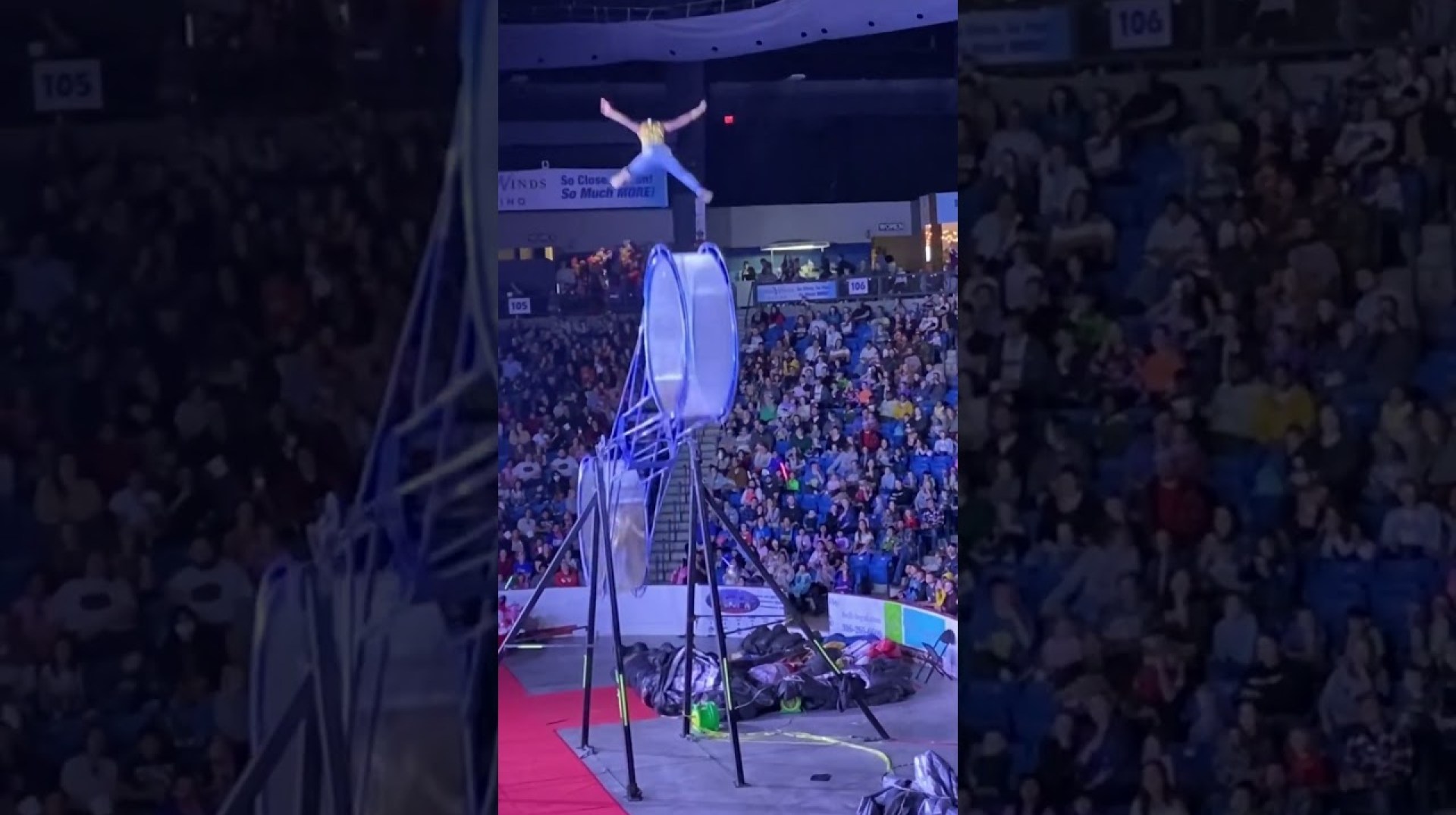 Blindfolded Dangerous Circus Performance #circus #dangerous #performance Blindfolded Dangerous Circus Performance #circus #dangerous #performance