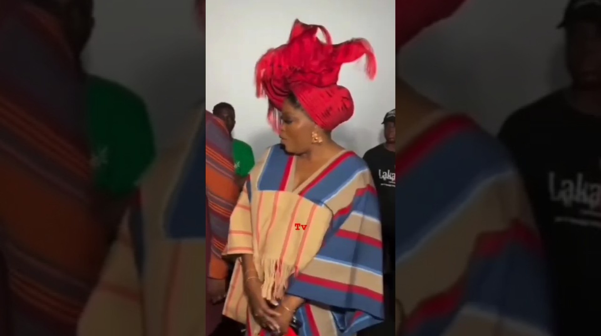 Wow Funke Akindele get a gift as she wins the best Female Dress at LAKATABU movie premiere Wow Funke Akindele get a gift as she wins the best Female Dress at LAKATABU movie premiere