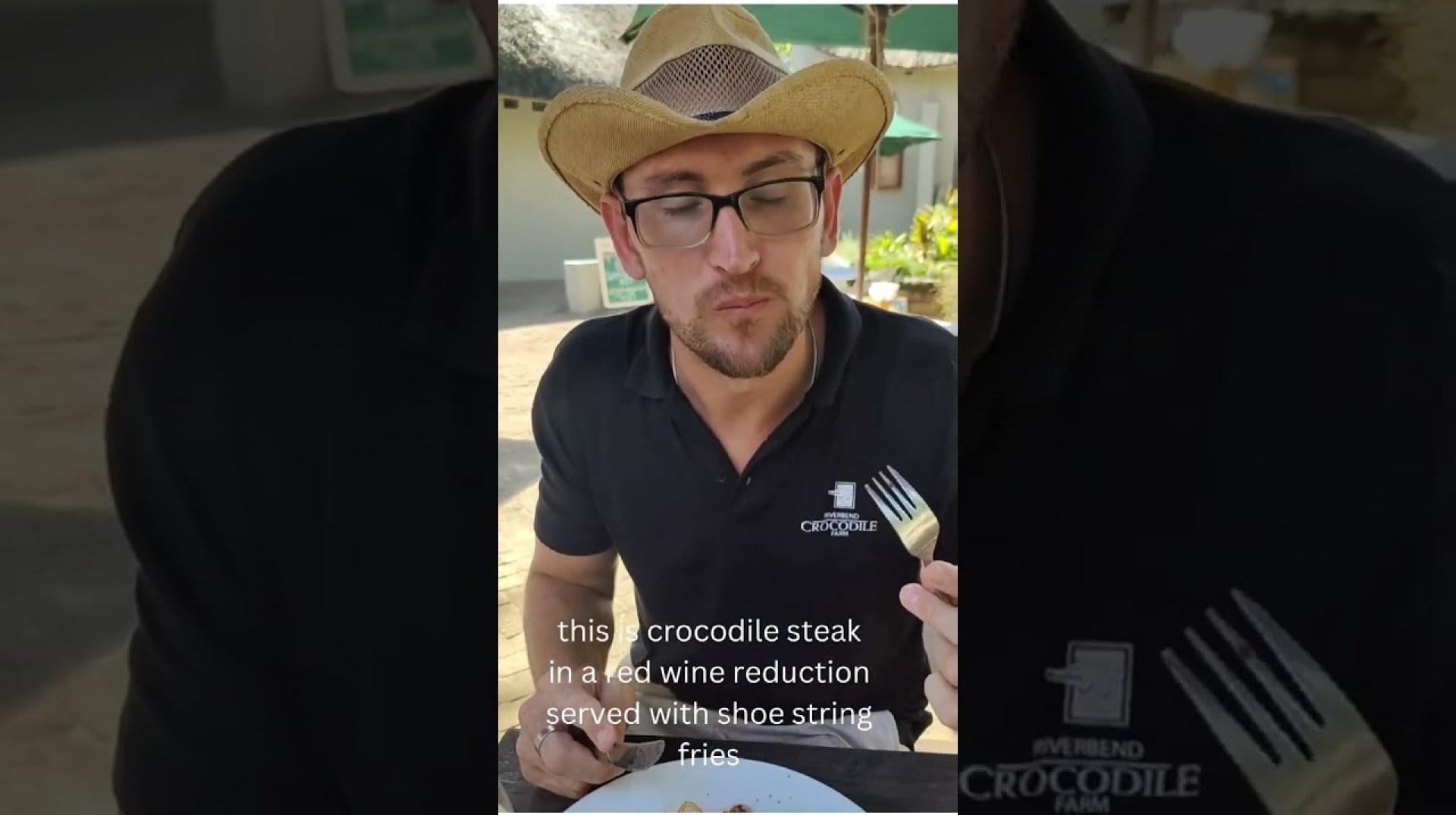Crocodile Fine Dining Steaks in Durban, South Africa #shorts Crocodile Fine Dining Steaks in Durban, South Africa #shorts
