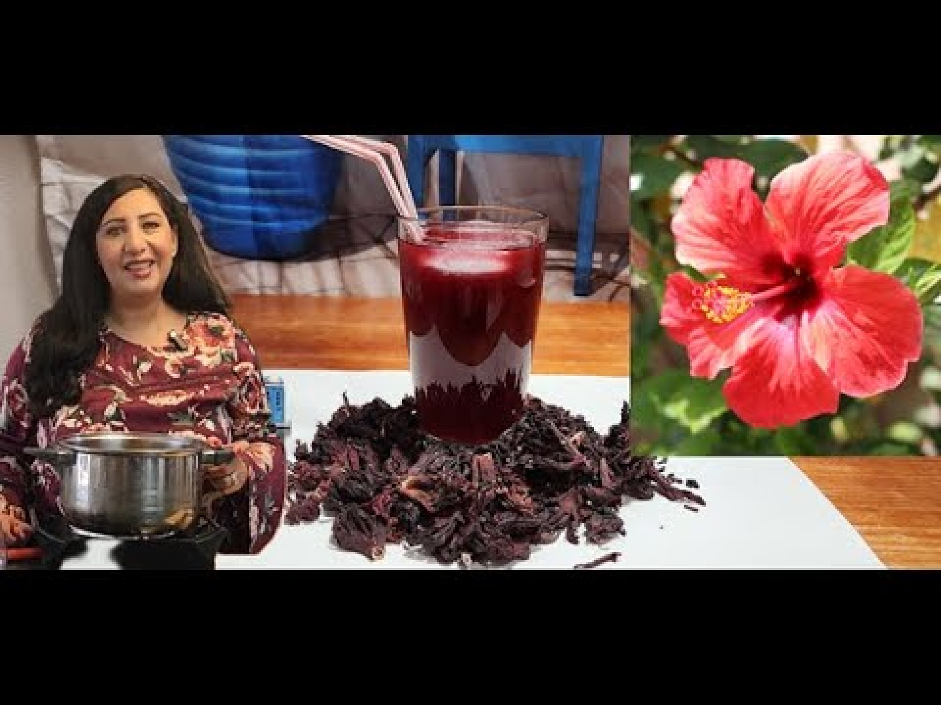 Homemade Egyptian Hibiscus Flower Juice/Tea Homemade Egyptian Hibiscus Flower Juice/Tea