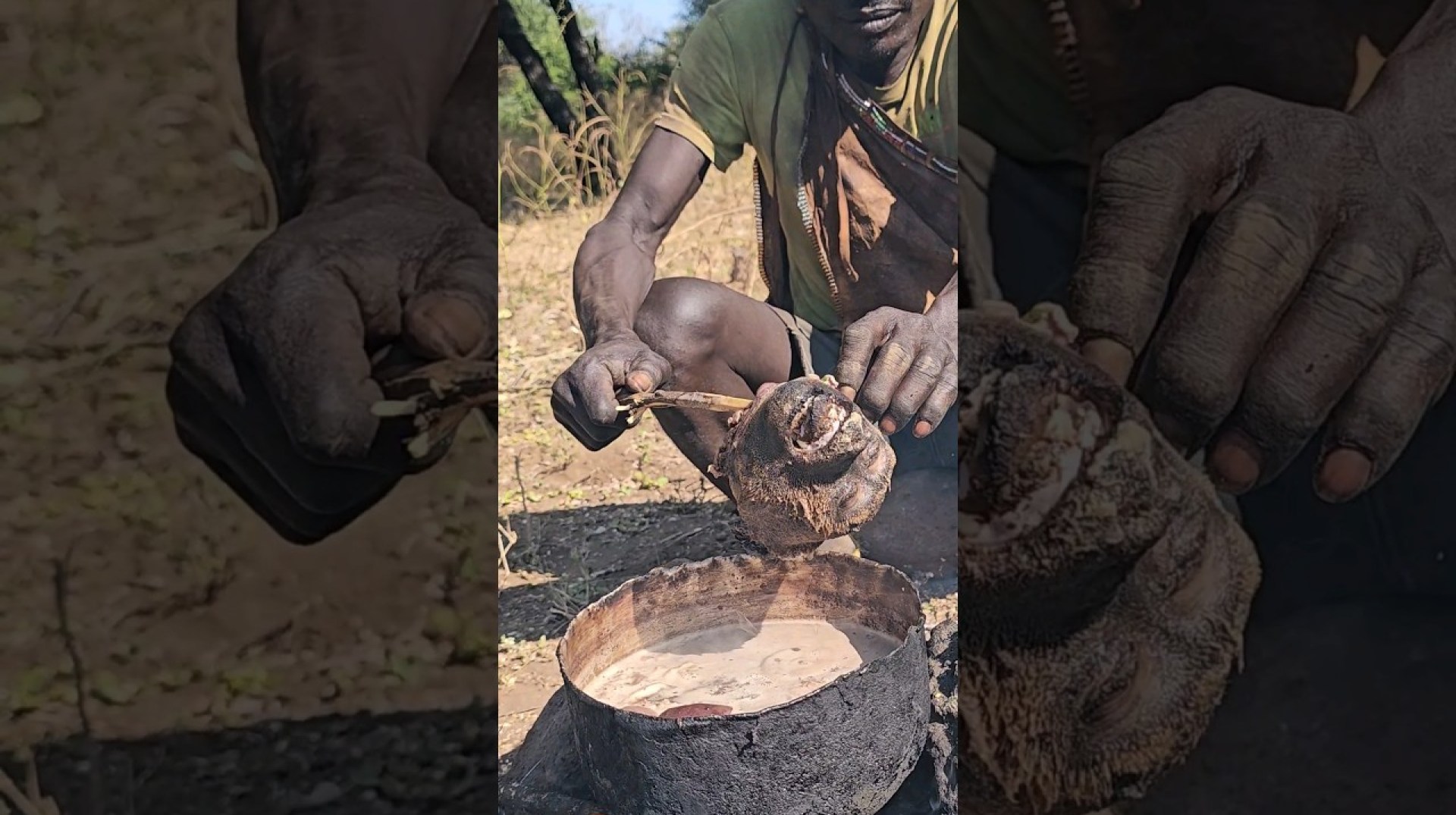 Why Do Hadzabe Tribe Hunters Love Baboon Head Soup?#shortsfeed #hadzabetribe Why Do Hadzabe Tribe Hunters Love Baboon Head Soup?#shortsfeed #hadzabetribe
