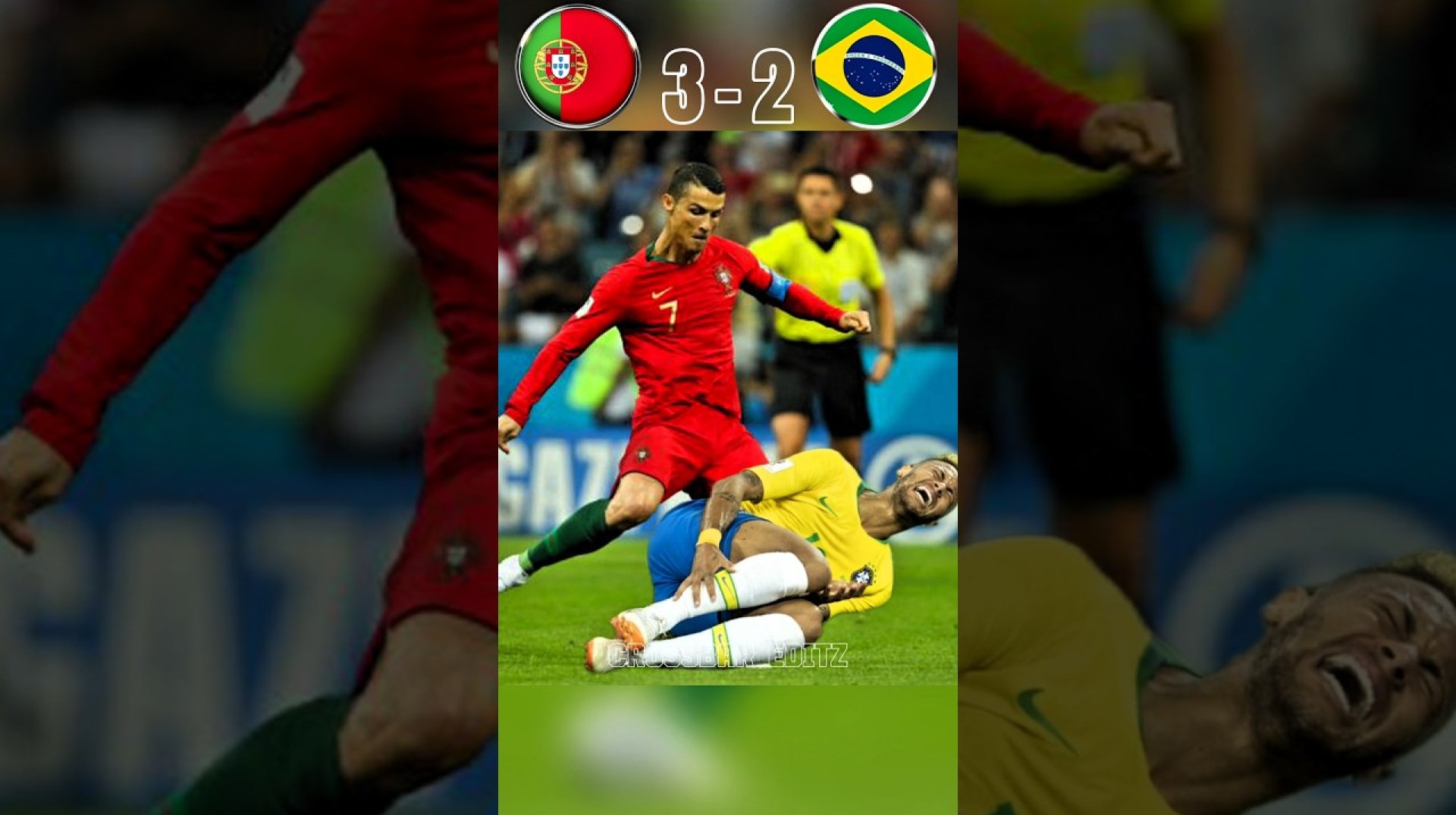 Ronaldo Kicks Neymar Jr | Portugal VS Brazil 2026 World Cup Imaginary Final | #ronaldo vs #neymar Ronaldo Kicks Neymar Jr | Portugal VS Brazil 2026 World Cup Imaginary Final | #ronaldo vs #neymar