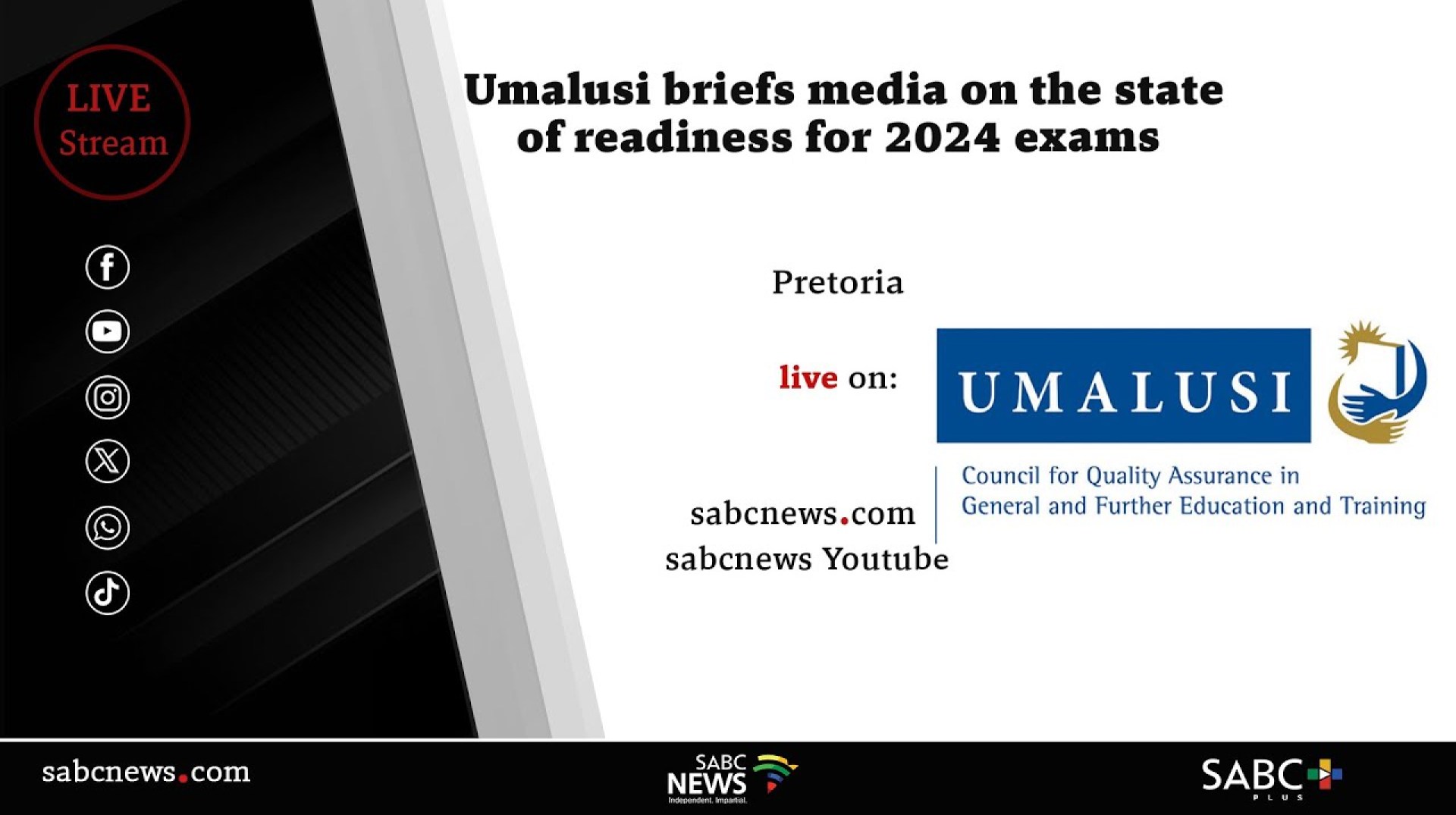 Umalusi briefs media on the state of readiness for 2024 exams Umalusi briefs media on the state of readiness for 2024 exams