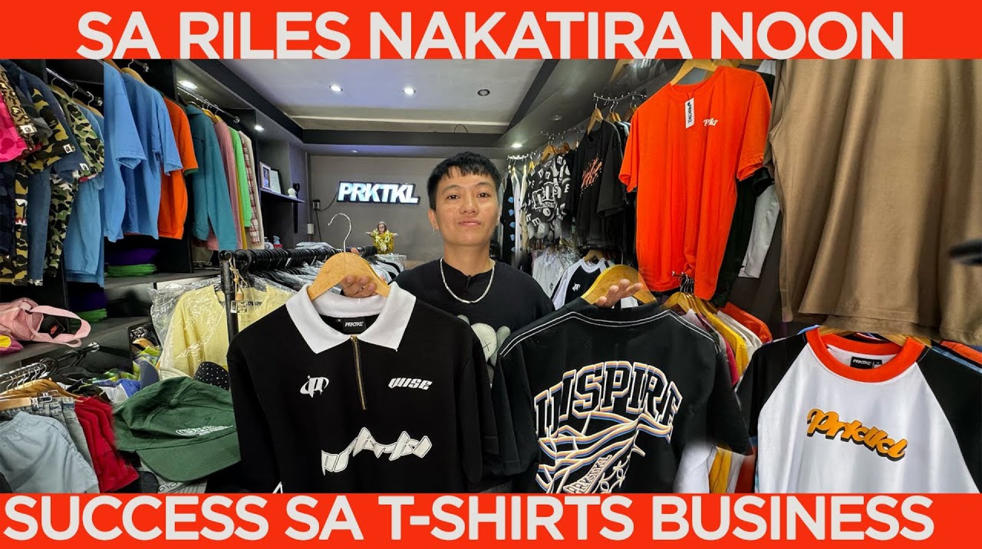 Sa Riles Nakatira Noon, Successful sa T-SHIRT BUSINESS Ngayon! Sa Riles Nakatira Noon, Successful sa T-SHIRT BUSINESS Ngayon!