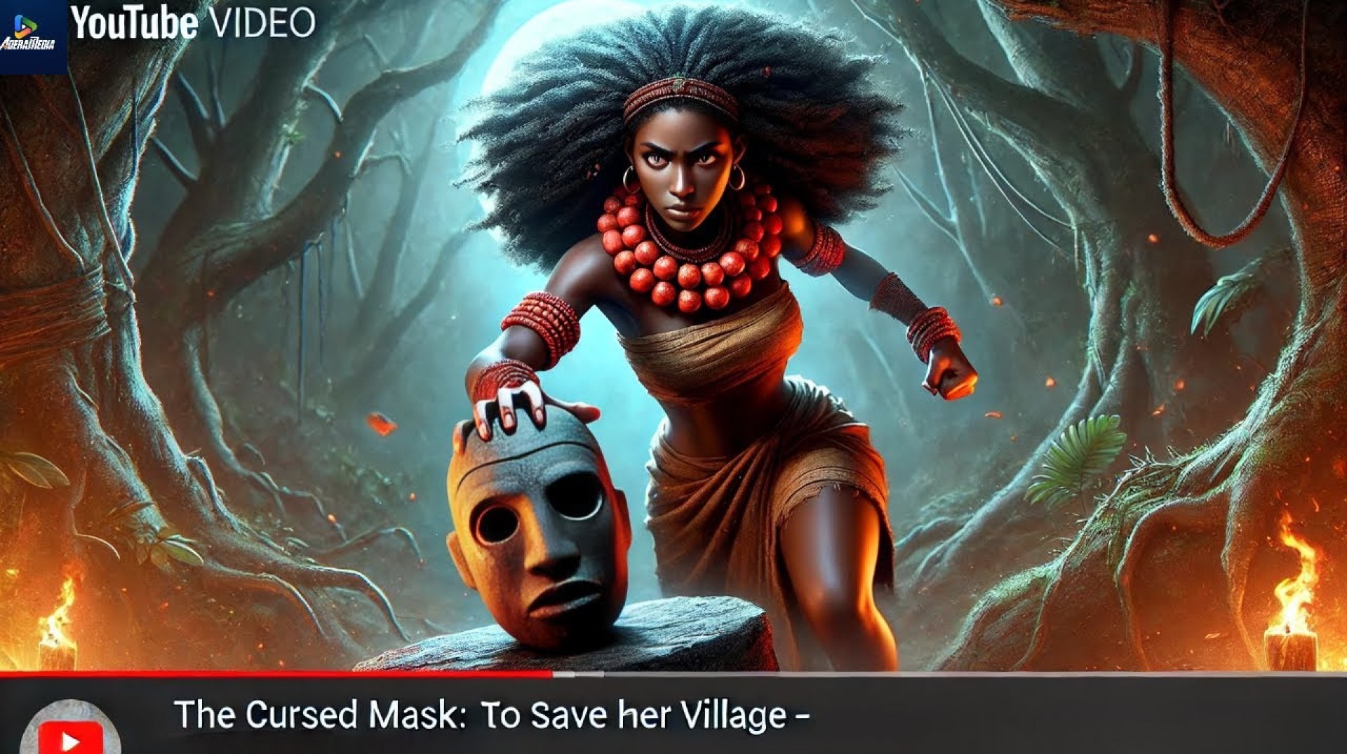 The Cursed Mask Ada's Heroic Journey to Save Her Village – #africanfolktales #folklore #lagos #story The Cursed Mask Ada's Heroic Journey to Save Her Village – #africanfolktales #folklore #lagos #story