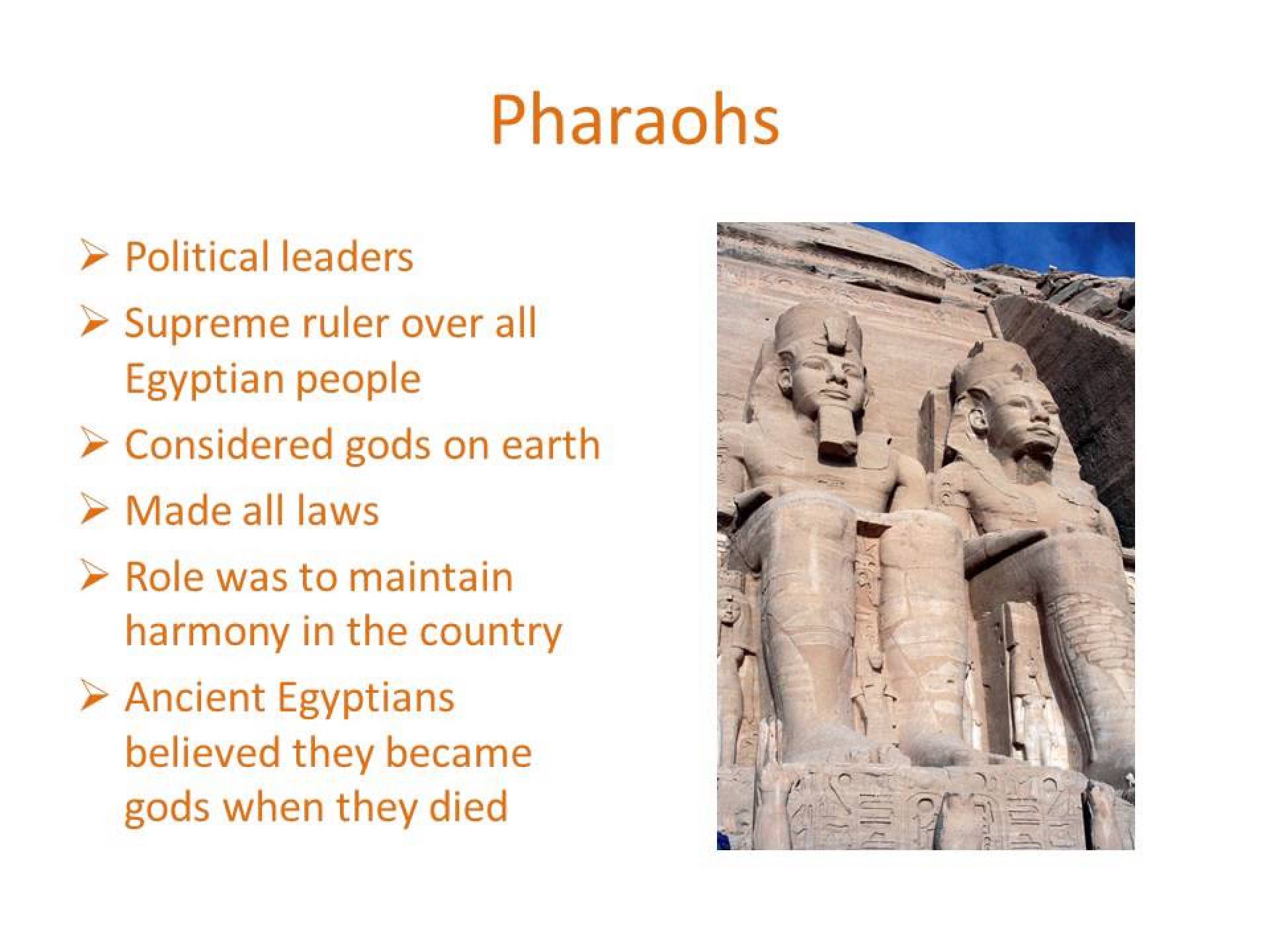 Religion and Politics in Ancient Egypt Religion and Politics in Ancient Egypt