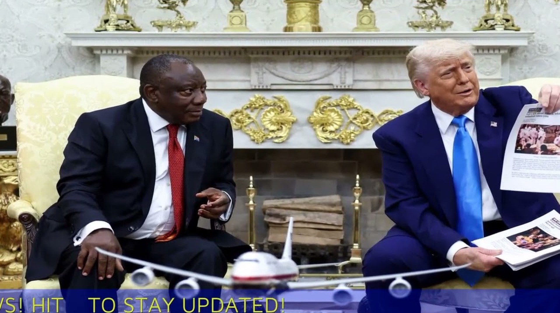Trump Clashes with South African President Ramaphosa Over White Genocide Allegations Trump Clashes with South African President Ramaphosa Over White Genocide Allegations
