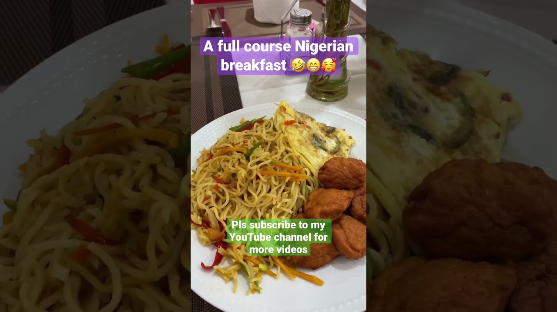 A typical Nigerian breakfast in a hotel #shortsafrica A typical Nigerian breakfast in a hotel #shortsafrica