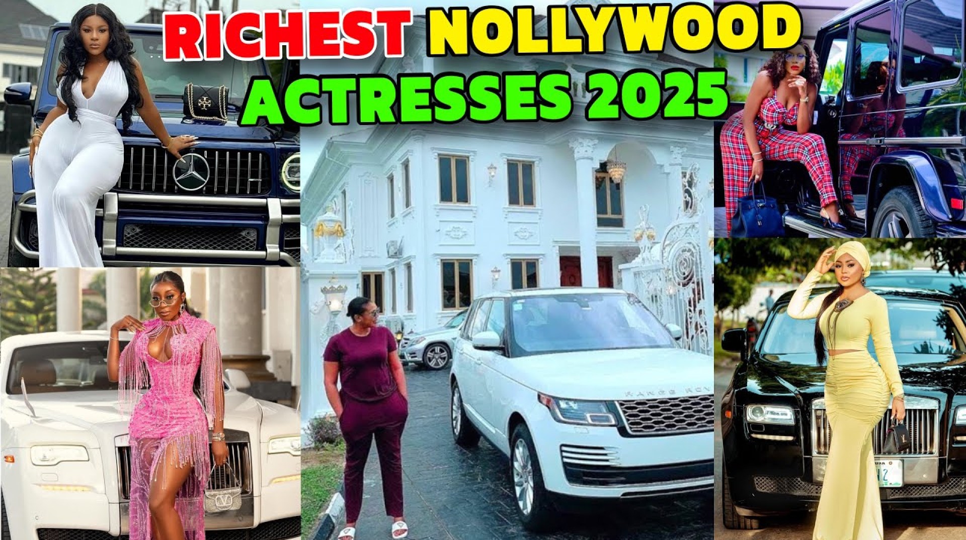 Top10 Richest Actresses In Nigeria 2025 & Their Networth Top10 Richest Actresses In Nigeria 2025 & Their Networth