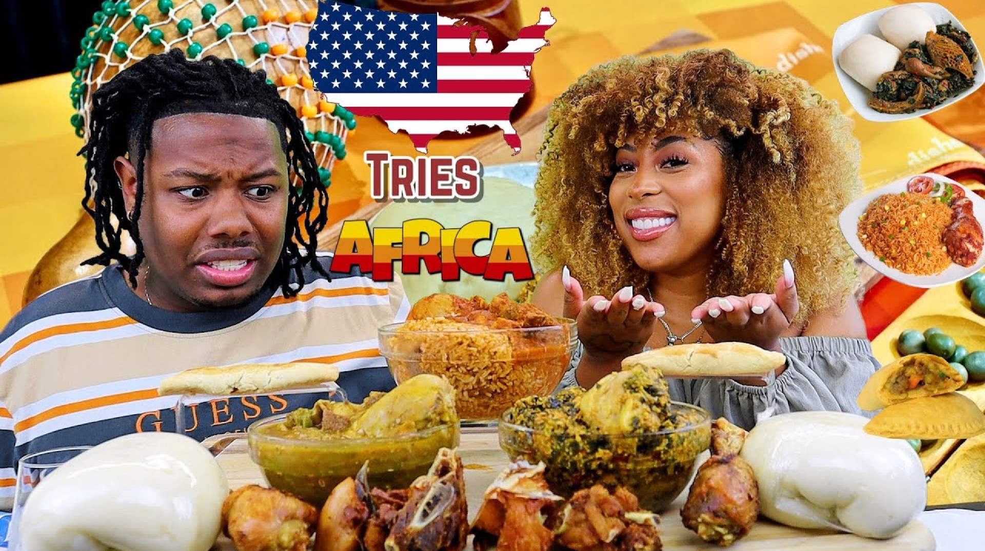My American Boyfriend Tries African Food For The First Time My American Boyfriend Tries African Food For The First Time