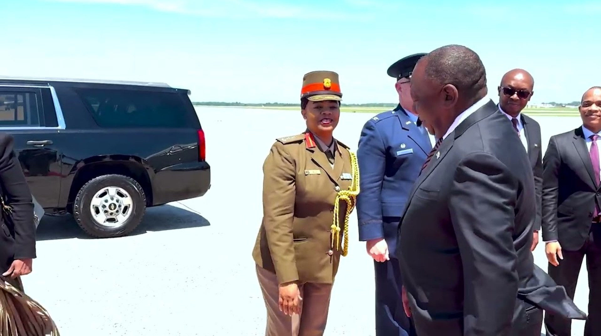 President Cyril Ramaphosa has arrived in Washington DC for his working visit. President Cyril Ramaphosa has arrived in Washington DC for his working visit.