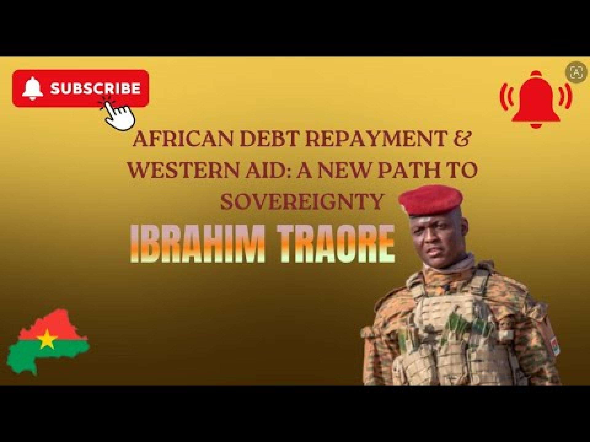 BURKINA FASO: African Debt Repayment & Western Aid: A New Path to Sovereignty BURKINA FASO: African Debt Repayment & Western Aid: A New Path to Sovereignty