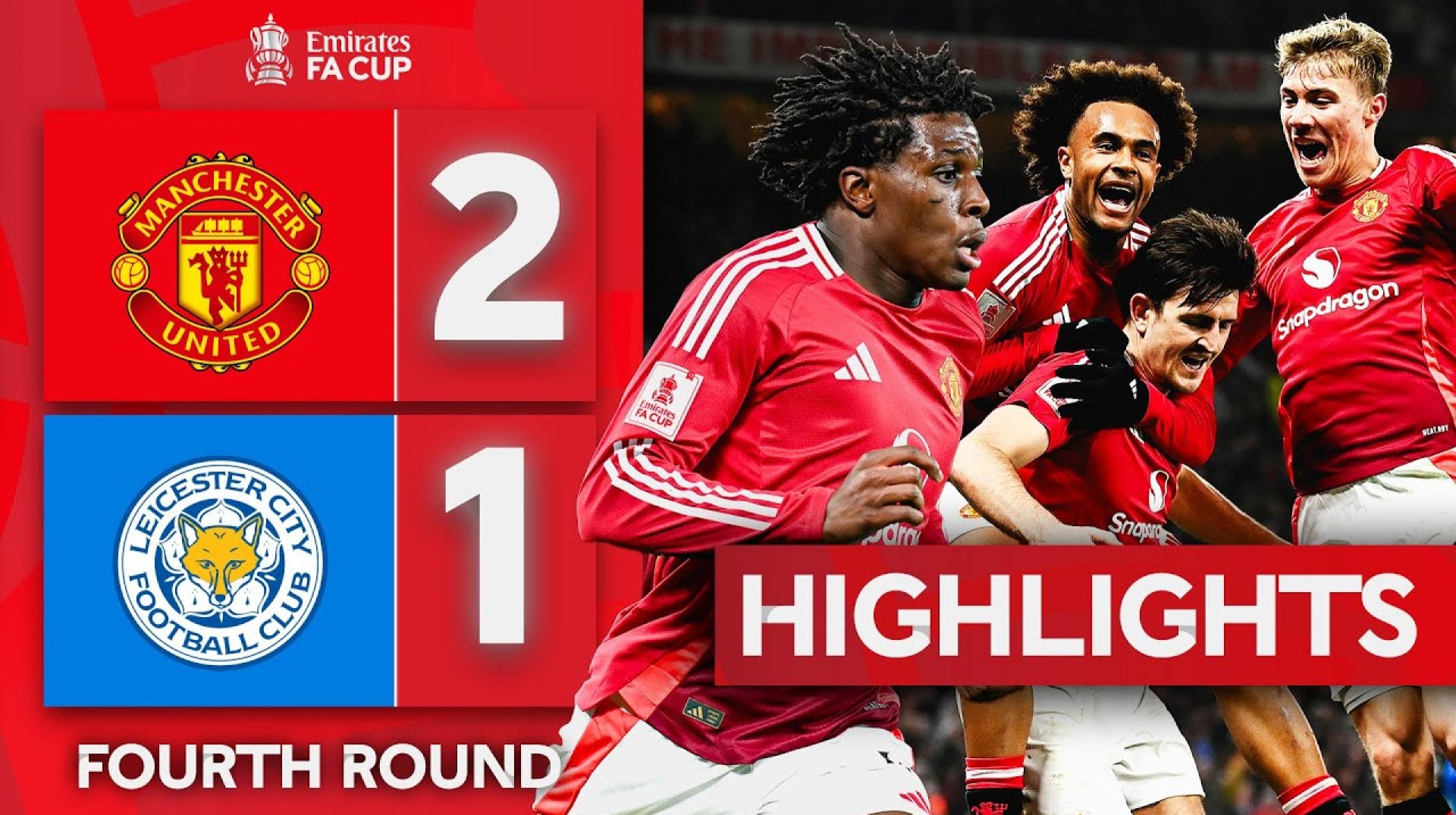 LATE Winner! & Dorgu Impresses | Manchester United 2-1 Leicester City | Emirates FA Cup 2024-25 LATE Winner! & Dorgu Impresses | Manchester United 2-1 Leicester City | Emirates FA Cup 2024-25