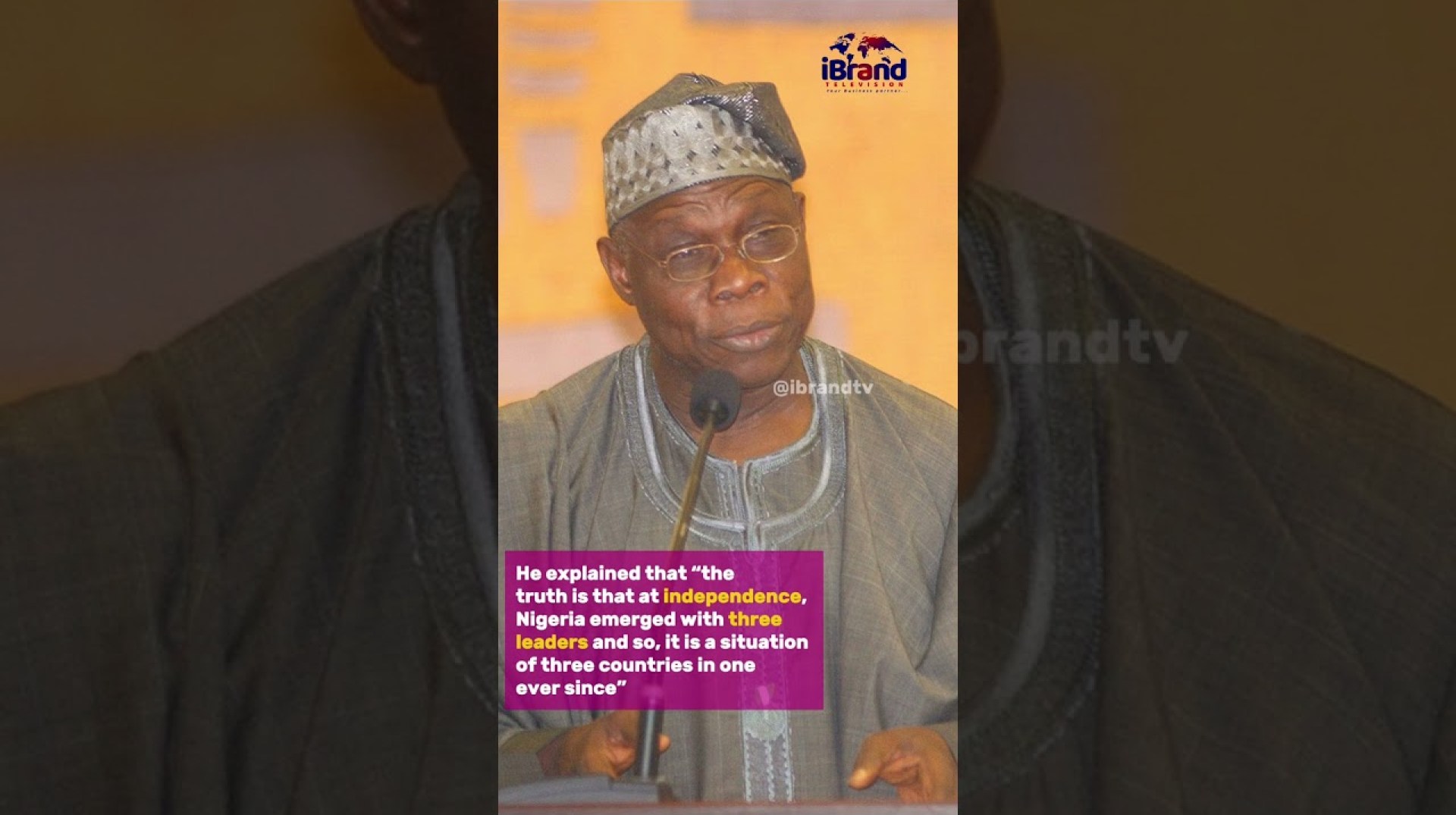 Nigeria Is A Huge Disappointment To Africa — Obasanjo Nigeria Is A Huge Disappointment To Africa — Obasanjo