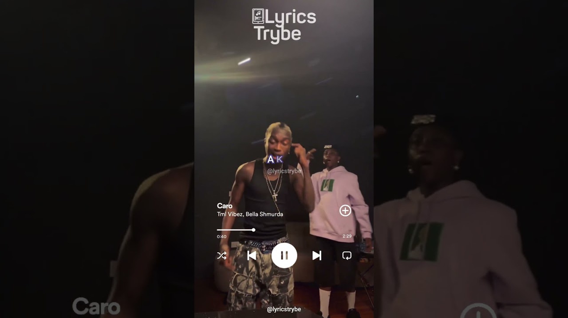 TML Vibez ft Bella Shmurda – Caro (Lyrics) #lyricstrybe #afrobeats TML Vibez ft Bella Shmurda – Caro (Lyrics) #lyricstrybe #afrobeats