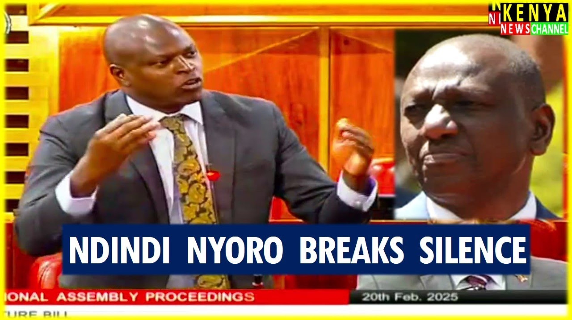 Ndindi Nyoro finally speaks amidst REMOVAL from Parliament Committee by Ruto allies Ndindi Nyoro finally speaks amidst REMOVAL from Parliament Committee by Ruto allies