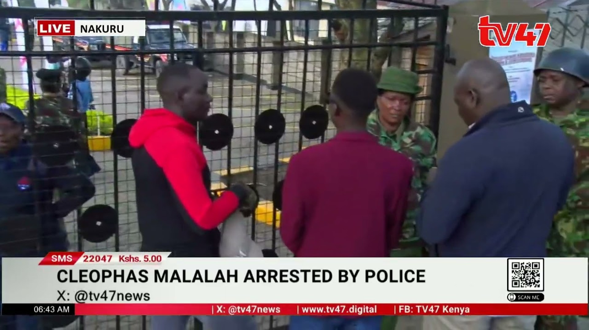 Drama as Cleophas Malala arrested, police block him from overseeing 'Echoes of War' play Drama as Cleophas Malala arrested, police block him from overseeing 'Echoes of War' play