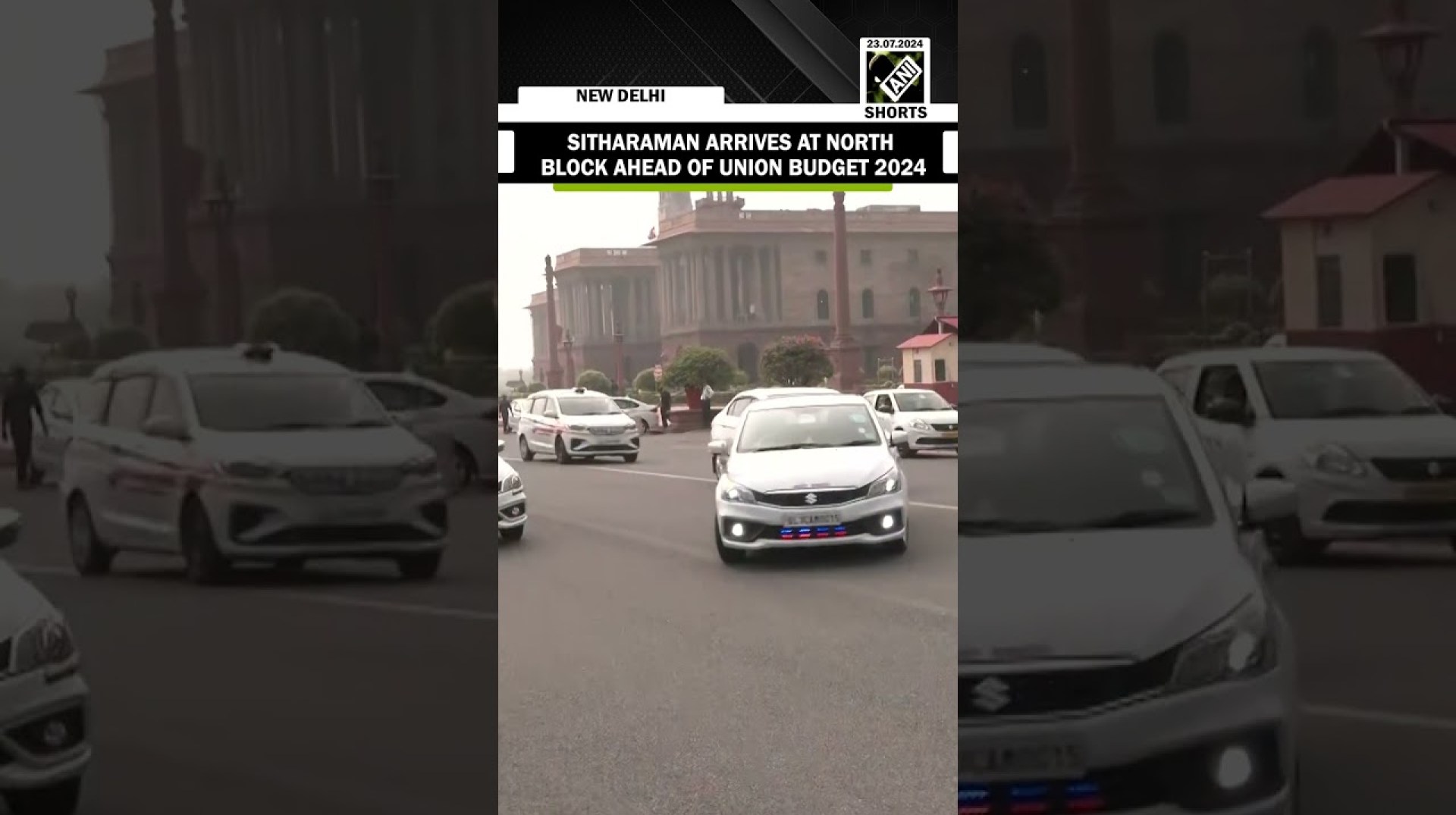 Finance Minister Nirmala Sitharaman reaches Finance Ministry ahead of Union Budget 2024 Finance Minister Nirmala Sitharaman reaches Finance Ministry ahead of Union Budget 2024