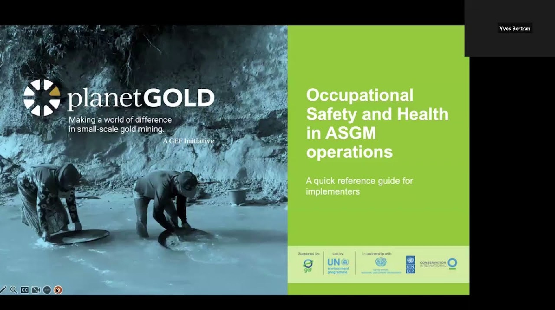 Occupational Safety and Health in ASGM Occupational Safety and Health in ASGM