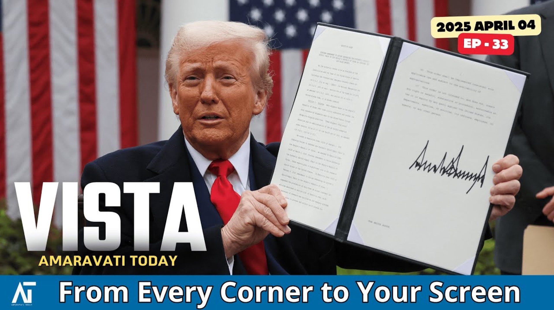 World News | South Africa, Tariffs, TikTok, Myanmar, Meta, UFC, China | Amaravati Today VISTA Ep 33 World News | South Africa, Tariffs, TikTok, Myanmar, Meta, UFC, China | Amaravati Today VISTA Ep 33