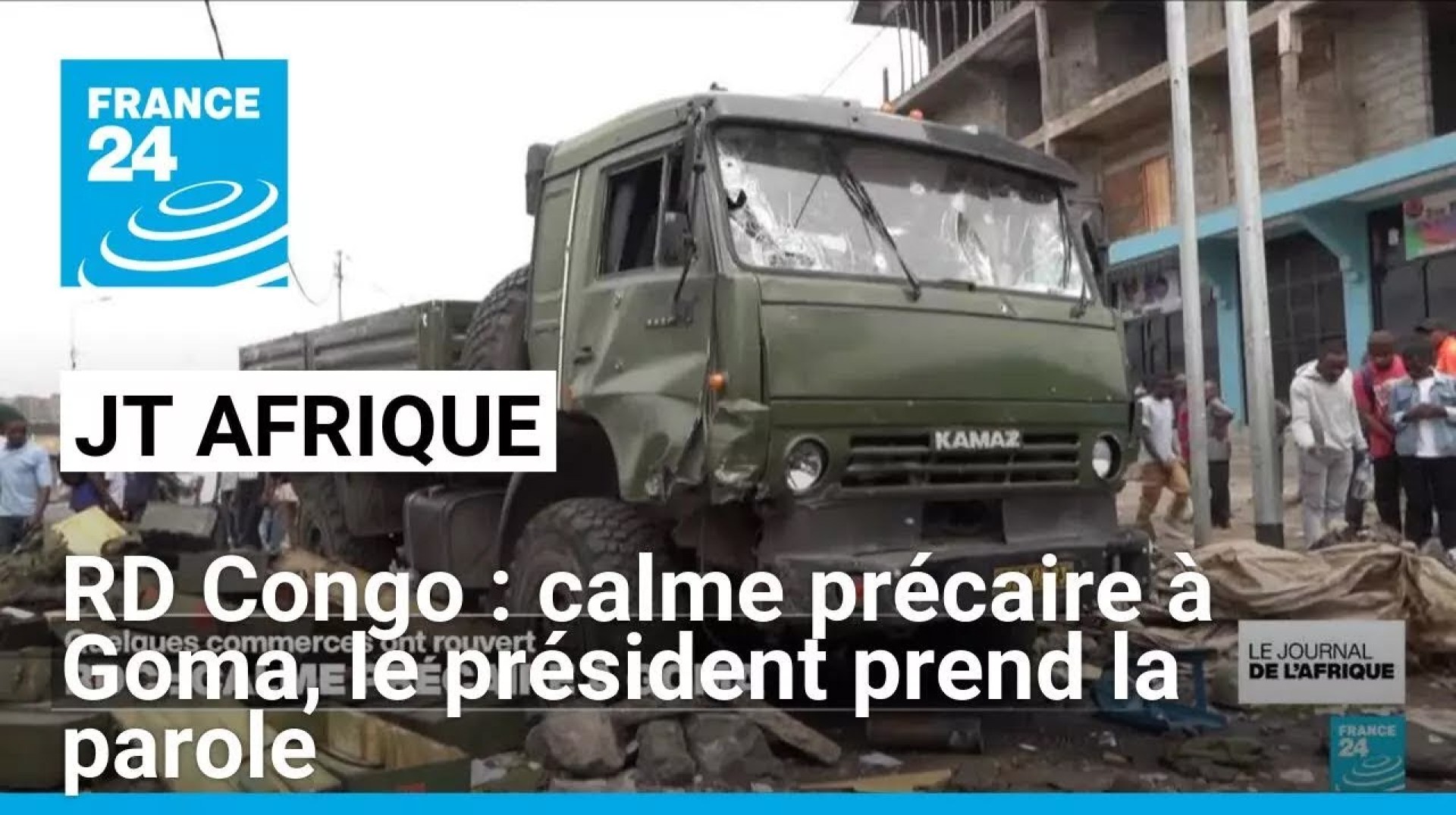 RD Congo : calme précaire à Goma, le président prend la parole • FRANCE 24 RD Congo : calme précaire à Goma, le président prend la parole • FRANCE 24