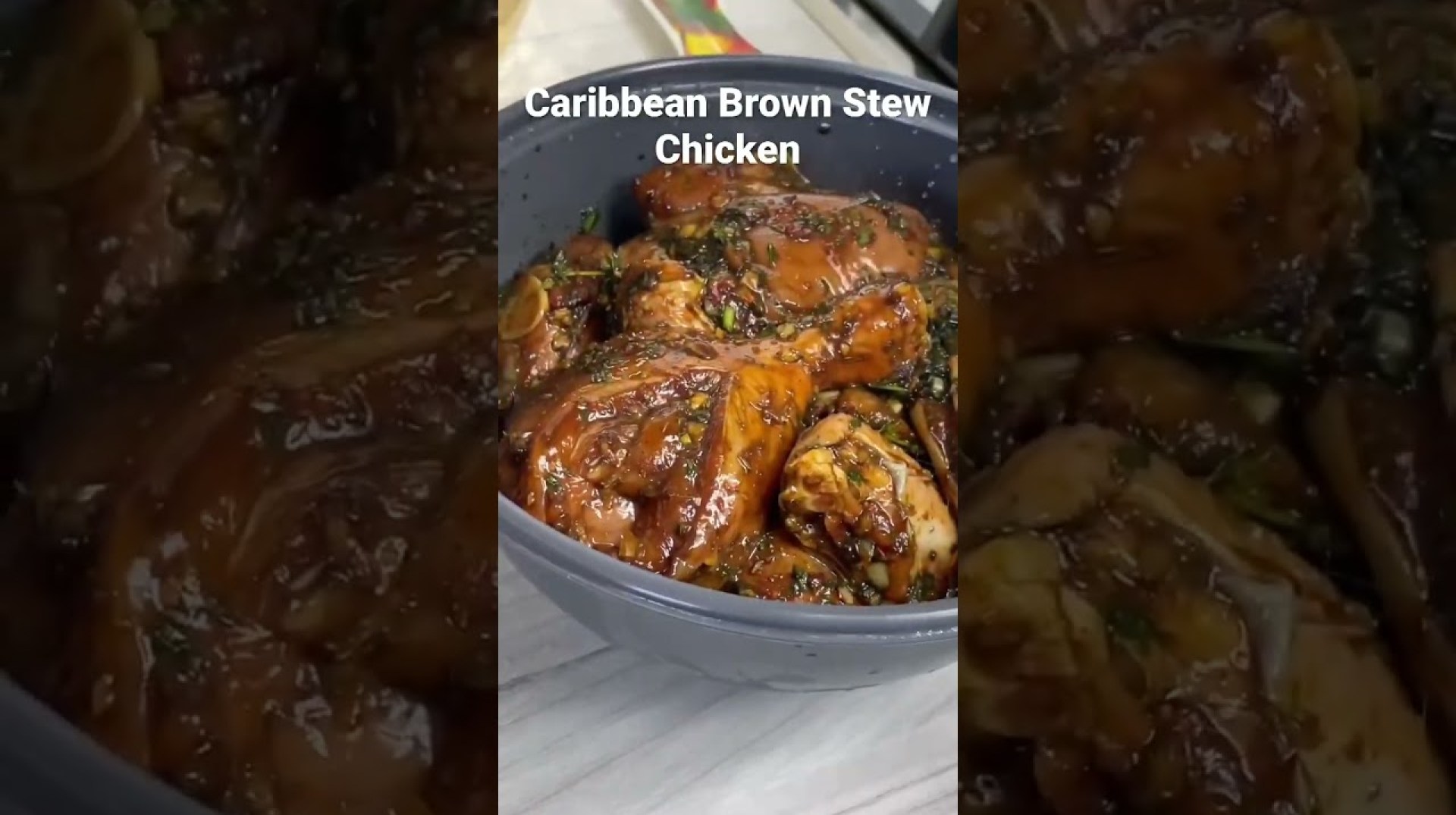 Easy Caribbean Brown Stew Chicken Easy Caribbean Brown Stew Chicken