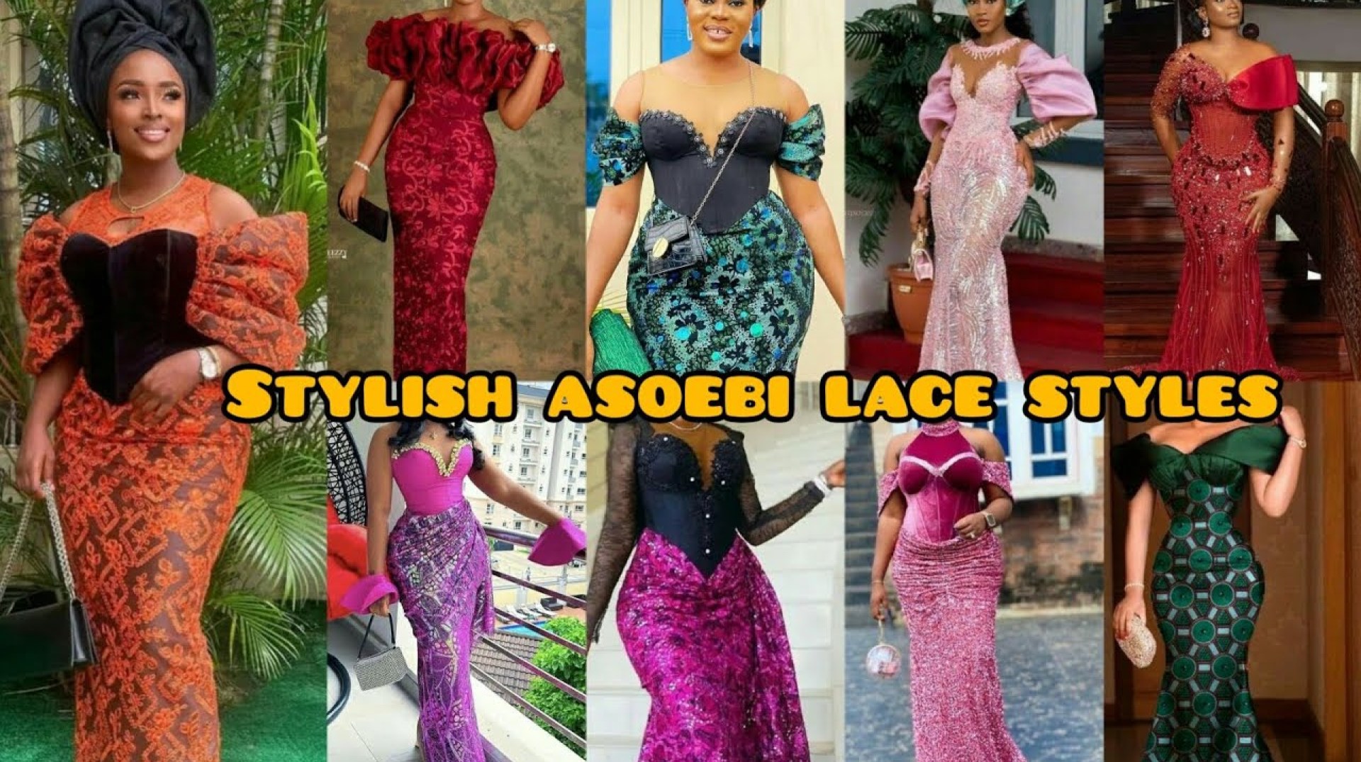Stunning asoebi lace styles 2024 | Lace dress designs for owanbe | Ankara styles Stunning asoebi lace styles 2024 | Lace dress designs for owanbe | Ankara styles