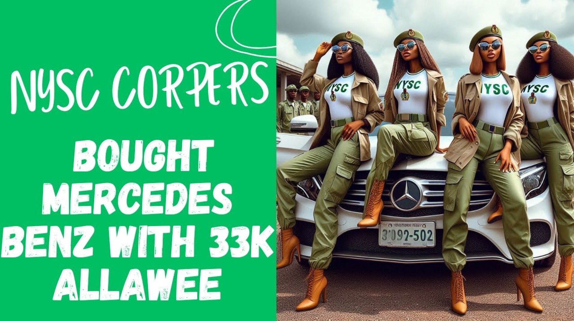 She Bought a Mercedes Benz With JUST 33k NYSC Allawee (EPISODE 2) #nysc_9ja #nysc #corper #nysccamp She Bought a Mercedes Benz With JUST 33k NYSC Allawee (EPISODE 2) #nysc_9ja #nysc #corper #nysccamp