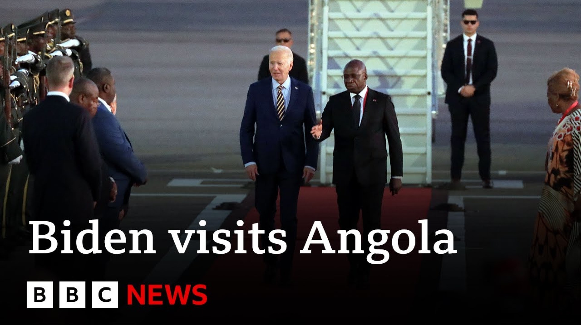 US President Joe Biden visits Angola in bid to rival China | BBC News US President Joe Biden visits Angola in bid to rival China | BBC News