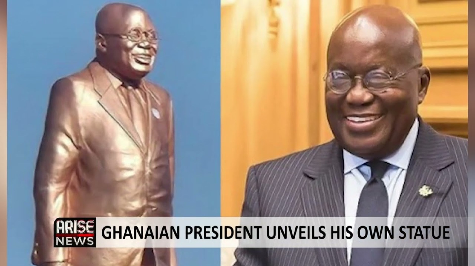 Newspaper Review & World Brief: Ghanaian President Unveils His Own Statue Newspaper Review & World Brief: Ghanaian President Unveils His Own Statue