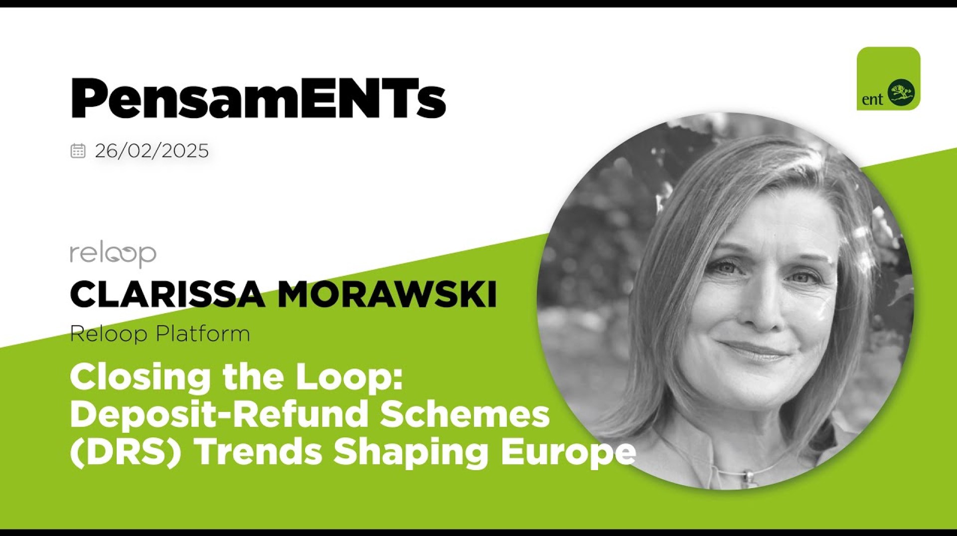 PensamENTs | Clarissa Morawski: Closing the Loop: Deposit-Refund Schemes (DRS) Trends Shaping Europe PensamENTs | Clarissa Morawski: Closing the Loop: Deposit-Refund Schemes (DRS) Trends Shaping Europe