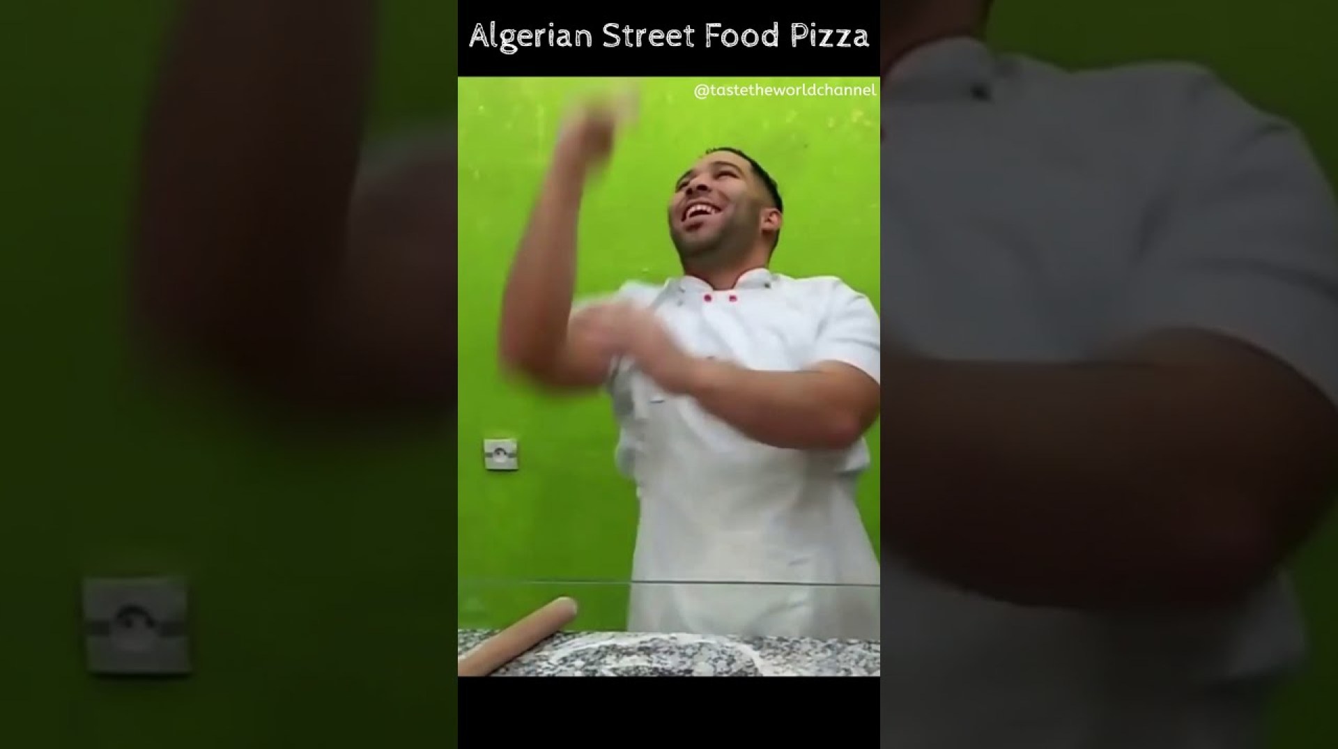 Skilled Algerian Chef Makes Pizza | Street Food In Algeria #shorts Skilled Algerian Chef Makes Pizza | Street Food In Algeria #shorts