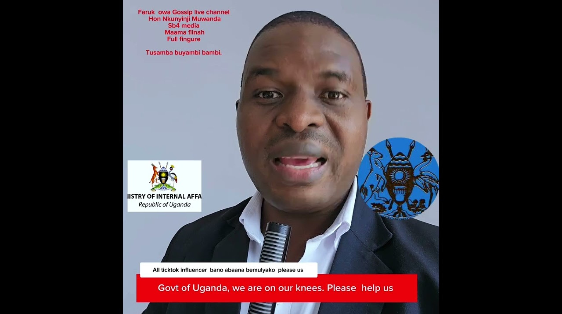 Govt of Uganda bambi mutuyambe #Maama fiina #ticktock influencers #Faruk owa Gosip live #Sb4 Govt of Uganda bambi mutuyambe #Maama fiina #ticktock influencers #Faruk owa Gosip live #Sb4
