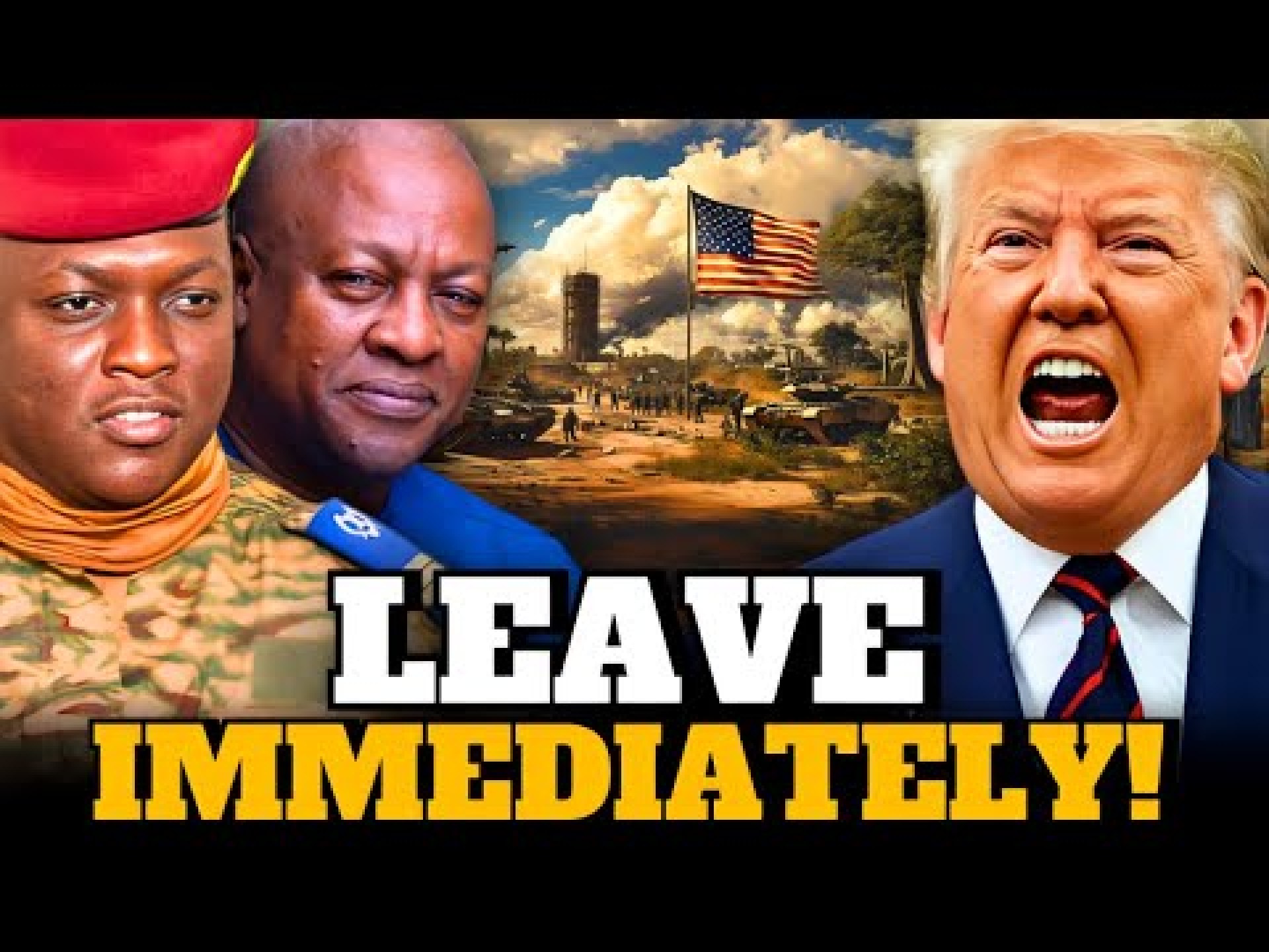 Ghana's President SHOCKS the World by Closing U.S Military Bases Ghana's President SHOCKS the World by Closing U.S Military Bases