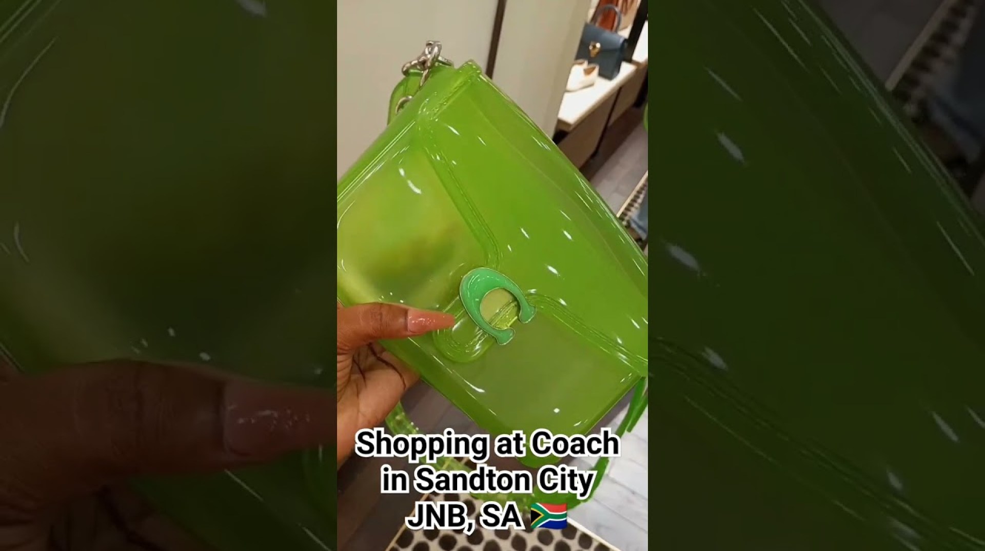 Shopping at Coach. I got something, it's in my latest luxury haul video. #fashion Shopping at Coach. I got something, it's in my latest luxury haul video. #fashion