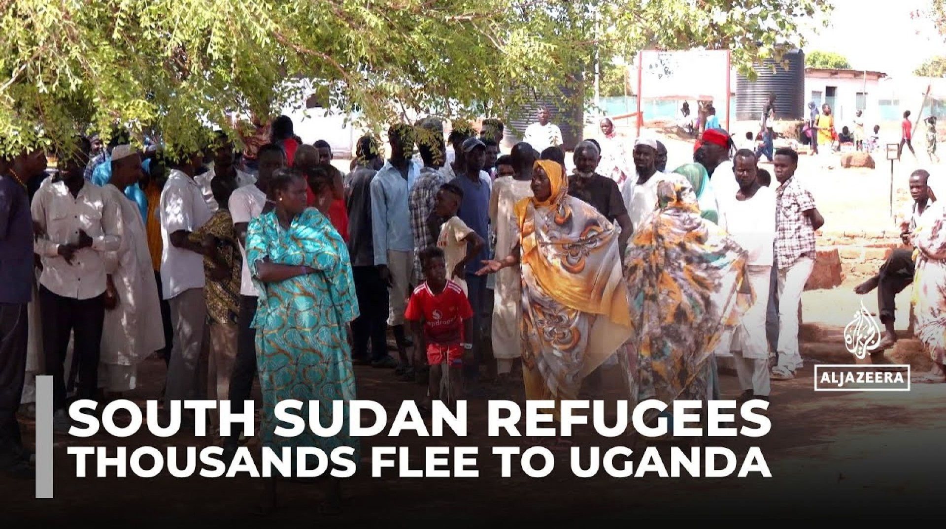 Thousands flee South Sudan to Uganda amid power struggle, fearing return to civil war Thousands flee South Sudan to Uganda amid power struggle, fearing return to civil war