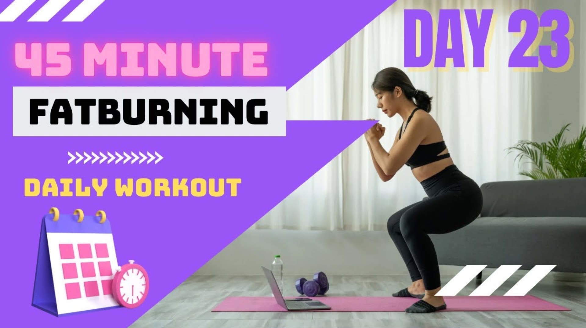 Fat-burning Cardio | Kickboxing Day 23 Fat-burning Cardio | Kickboxing Day 23