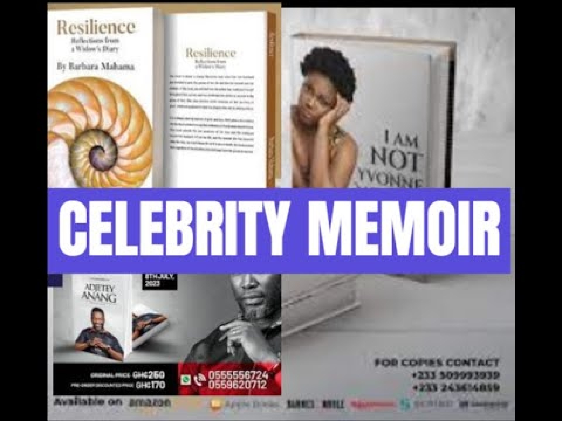 SELF REFELCTION ON CELEBRITY'S MEMOIR (YVONNE NELSON, ADJETEY ANANG AND BARBARA MAHAMA) SELF REFELCTION ON CELEBRITY'S MEMOIR (YVONNE NELSON, ADJETEY ANANG AND BARBARA MAHAMA)